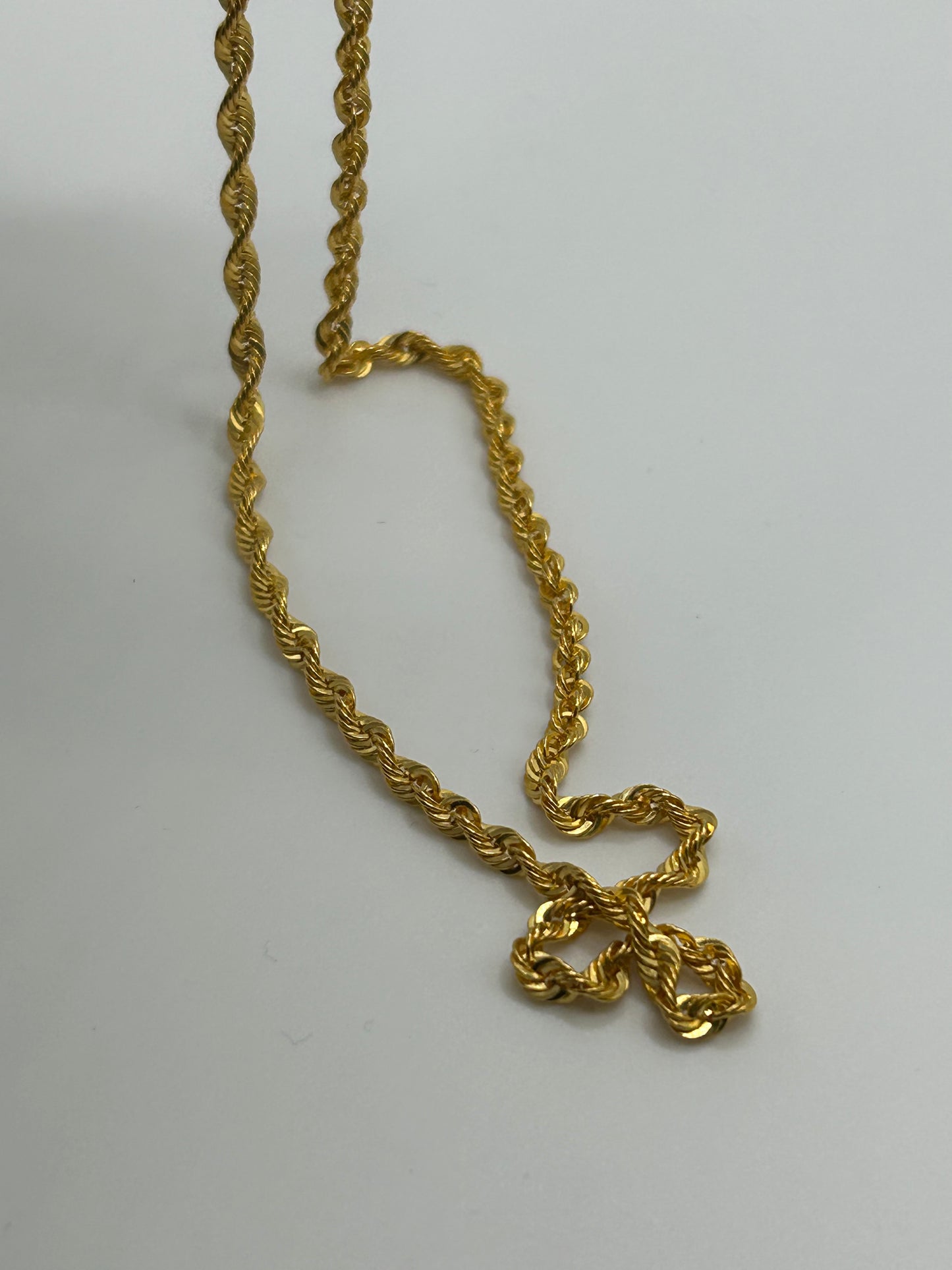 Rope Chain In 22ct Gold 6.7 grams Hallmarked 18 inch