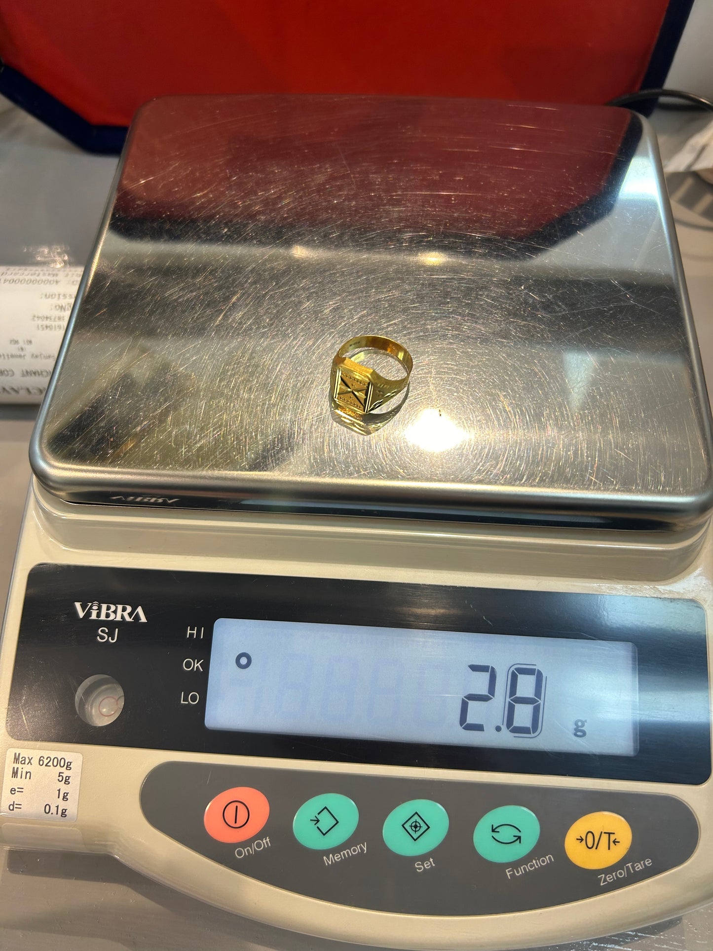 22ct Gold Men’s Ring – Size R½ (2.8g, Hallmarked)