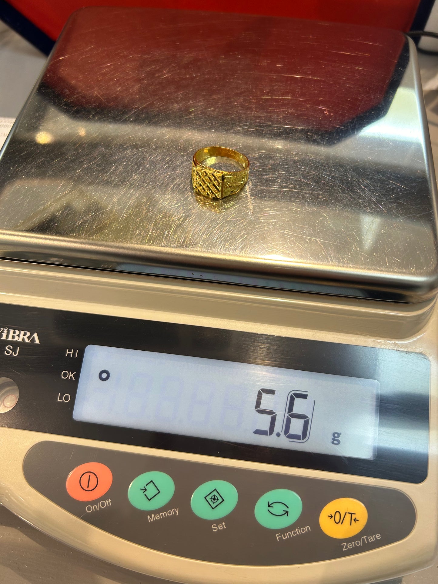 22ct Gold Men’s Ring – Size T (5.6g, Hallmarked)