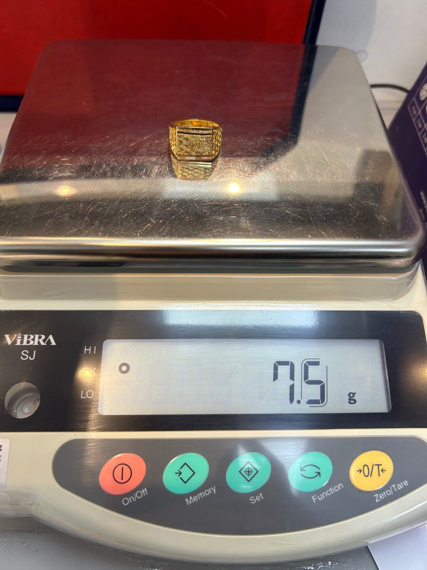 22ct Gold Men's Ring Size U 7.5 grams Hallmarked