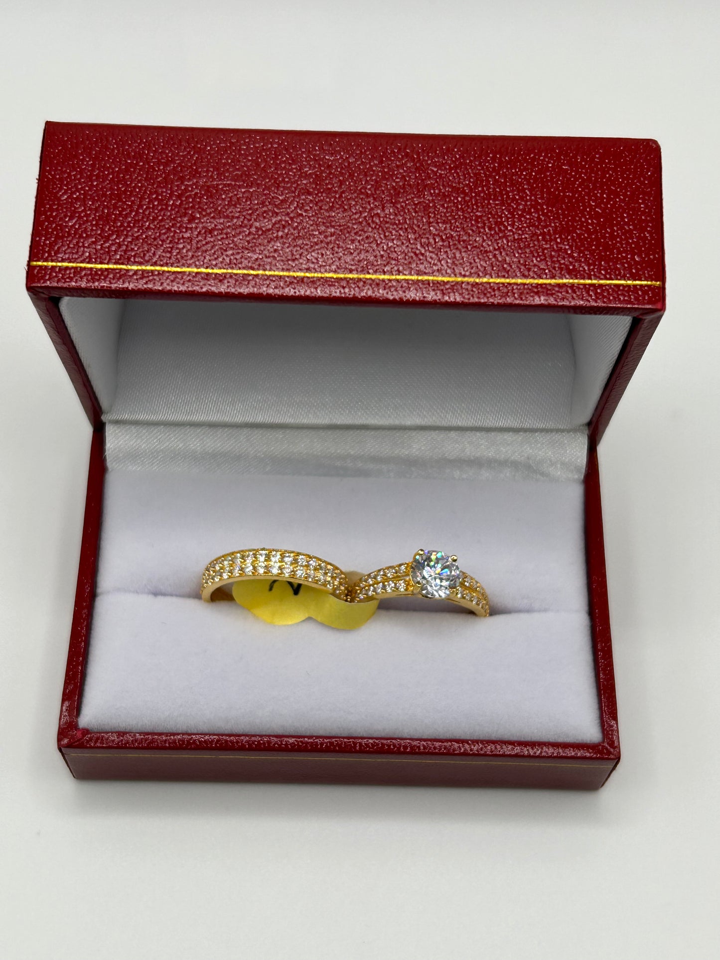 22ct Gold Double Set Ring 5.7 grams Hallmarked Size N