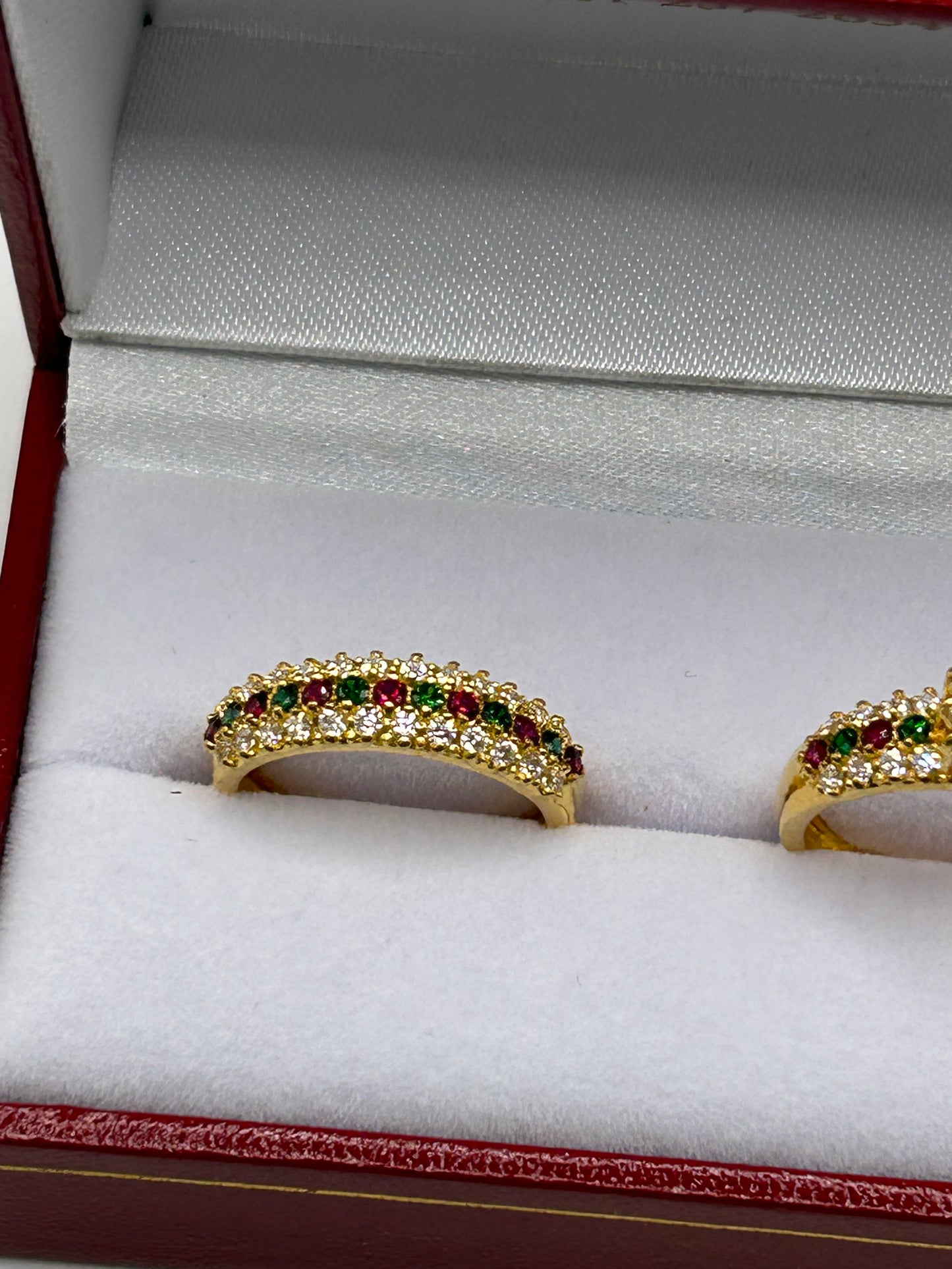 22ct Gold Double Set Ring 7.2 grams Hallmarked Size L