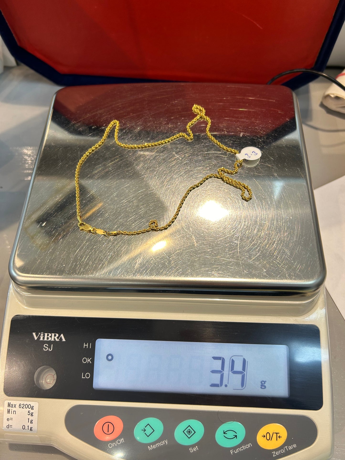 22ct Gold Chain – 3.4g – 18 Inch (Hallmarked)