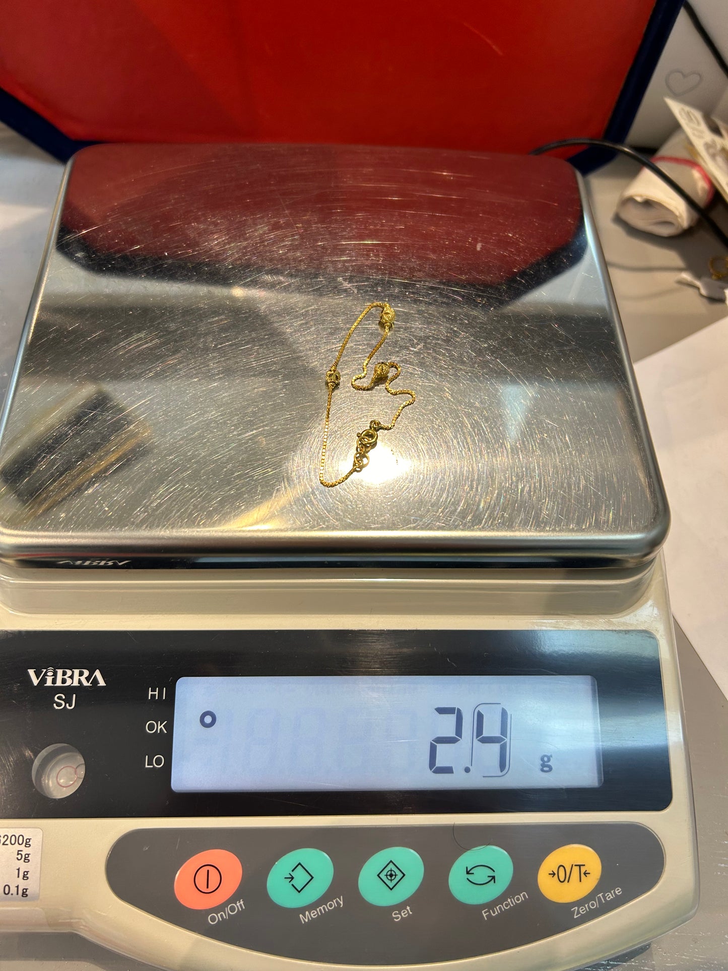 22ct Gold Ladies Bracelet – 2.4g – 7.5 Inch (Hallmarked)