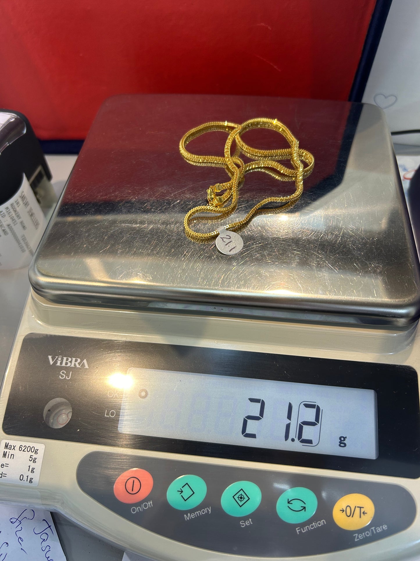 Exquisite 22ct Gold Chain - 21.2 grams, 22 Inches (Hallmarked)
