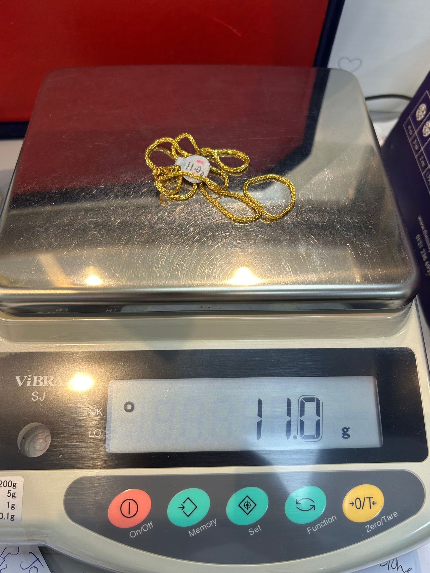 22ct Gold Chain - 11.0 grams, 20 Inches (Hallmarked)