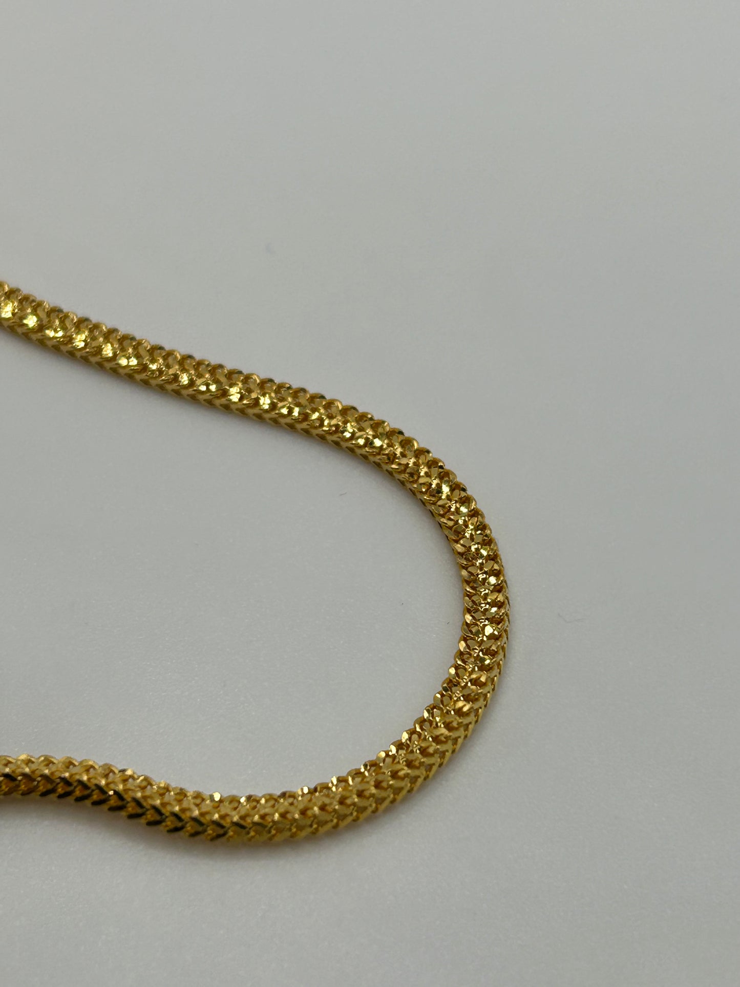 Exquisite 22ct Gold Chain - 21.2 grams, 22 Inches (Hallmarked)