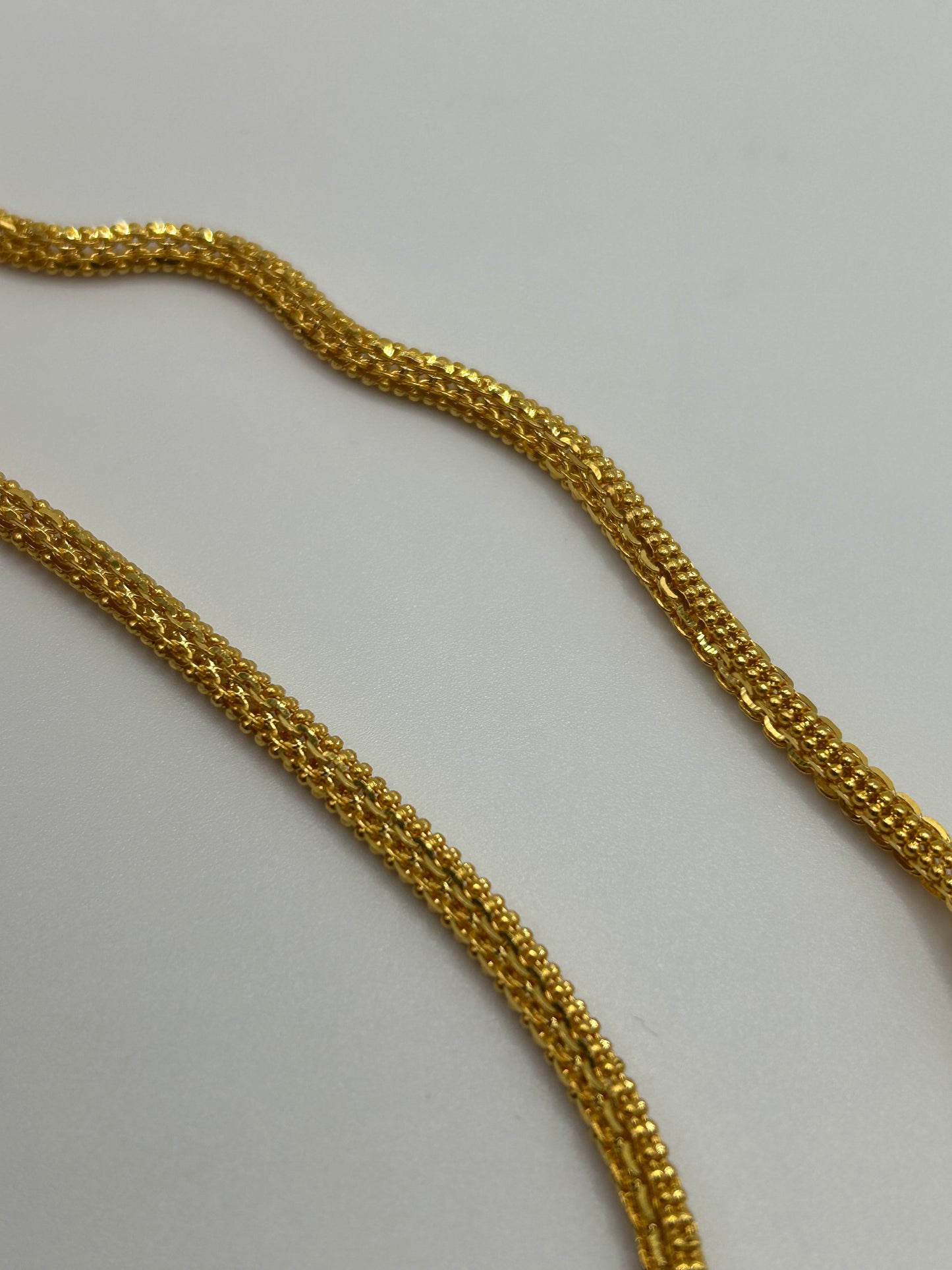 Exquisite 22ct Gold Chain - 26.1 grams, 22 Inches (Hallmarked)