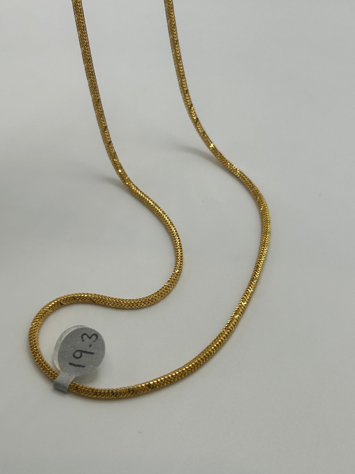 Classic 22ct Gold Chain - 19.3 grams, 22 Inches (Hallmarked)