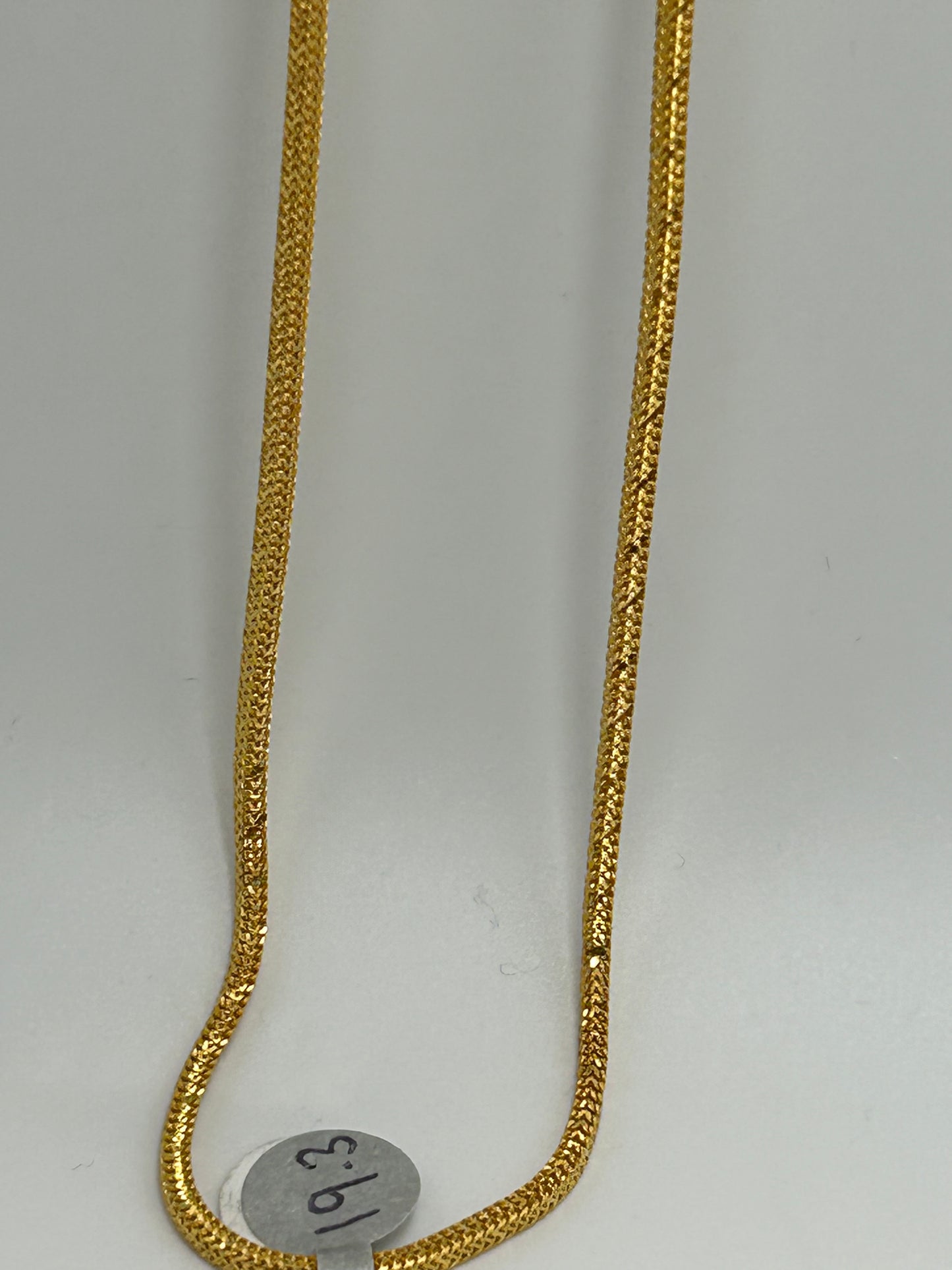 Classic 22ct Gold Chain - 19.3 grams, 22 Inches (Hallmarked)
