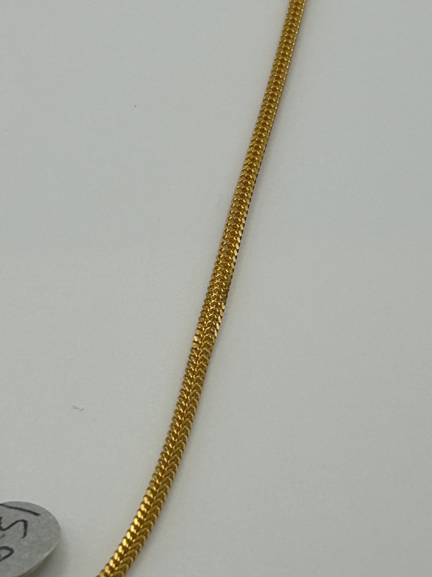 Elegant 22ct Gold Chain - 15.9 grams, 20 Inches (Hallmarked)
