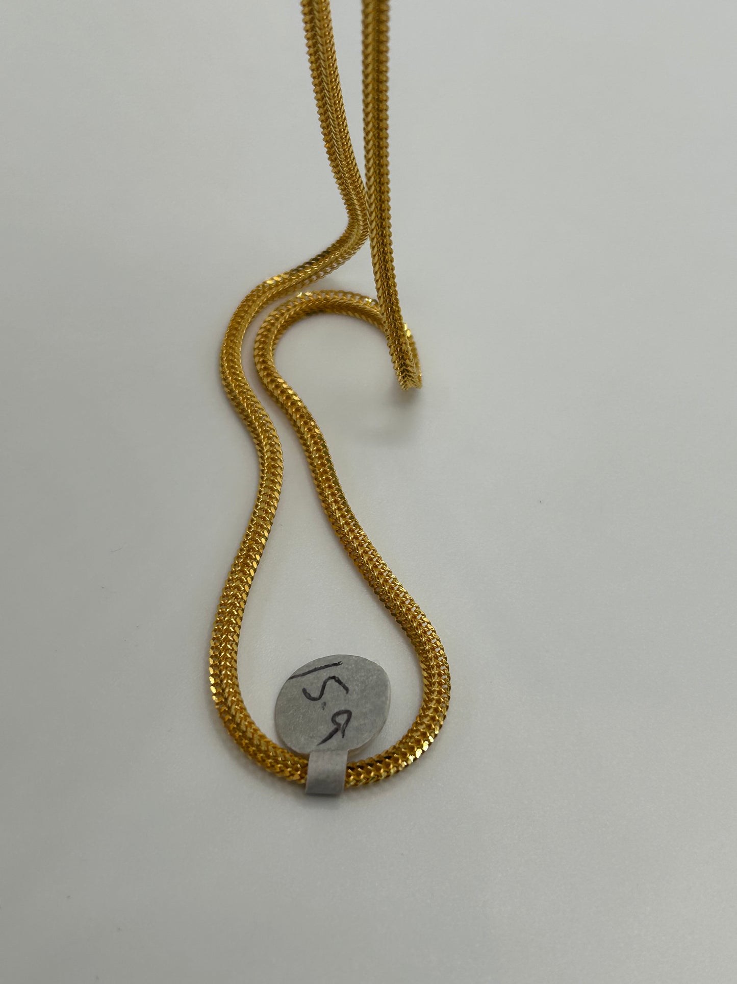 Elegant 22ct Gold Chain - 15.9 grams, 20 Inches (Hallmarked)