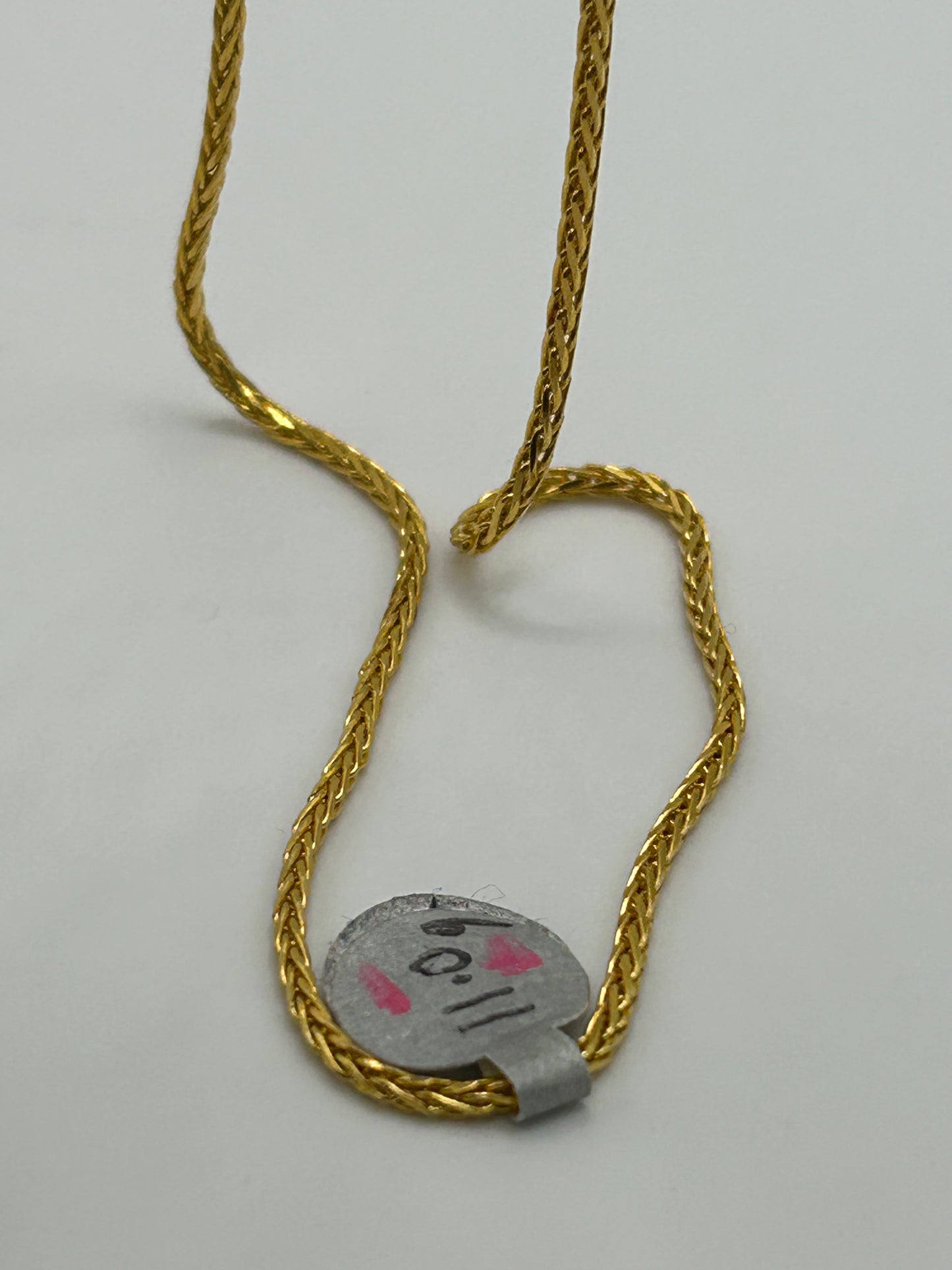 22ct Gold Chain - 11.0 grams, 20 Inches (Hallmarked)