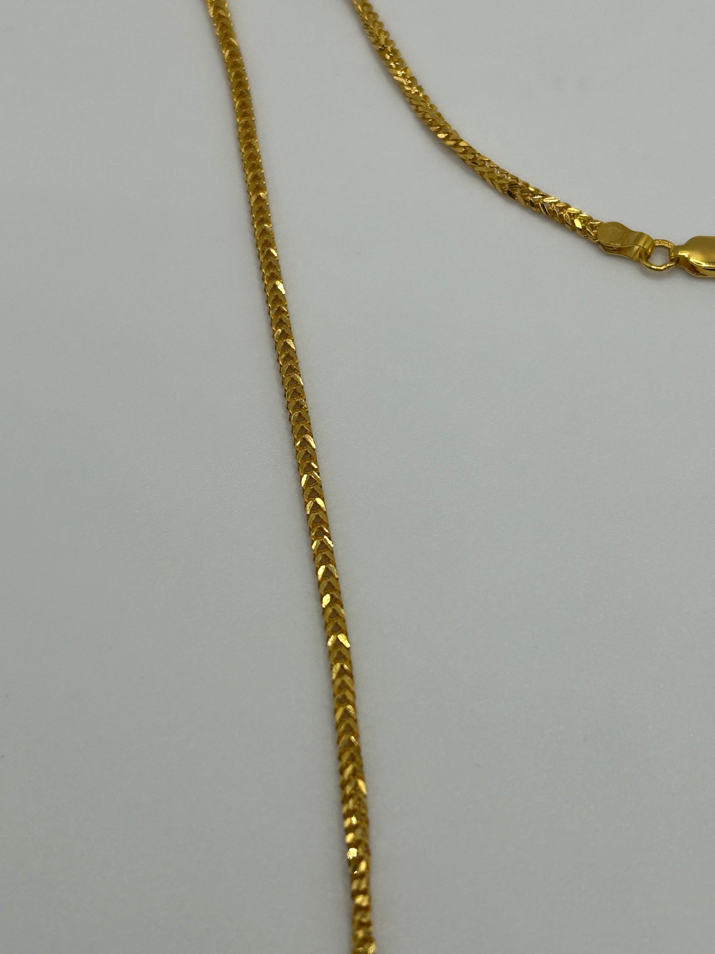 Classic 22ct Gold Chain - 12.0 grams, 20 Inches (Hallmarked)