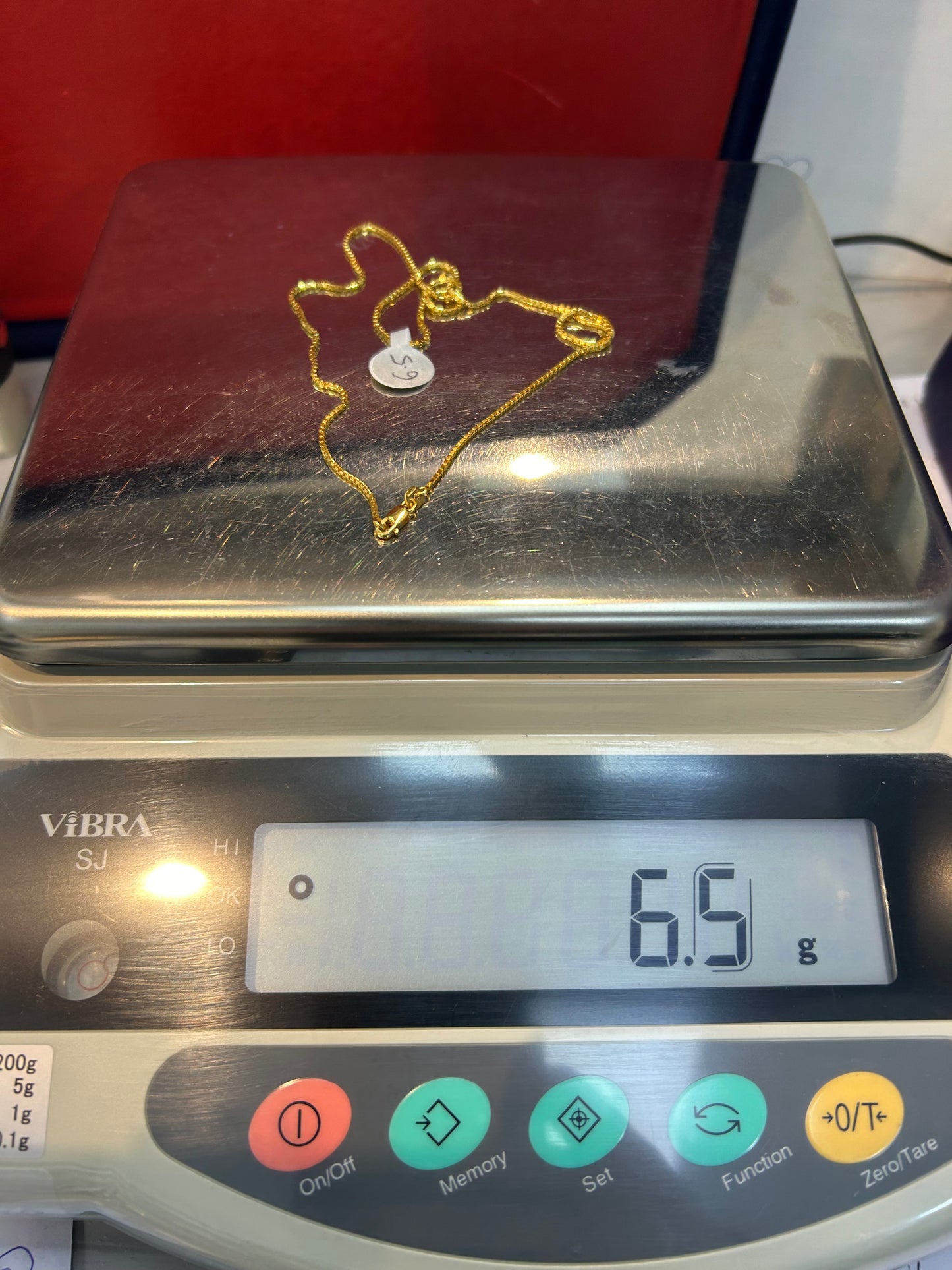 22ct Gold Chain 6.5 grams 18 Inch Hallmarked