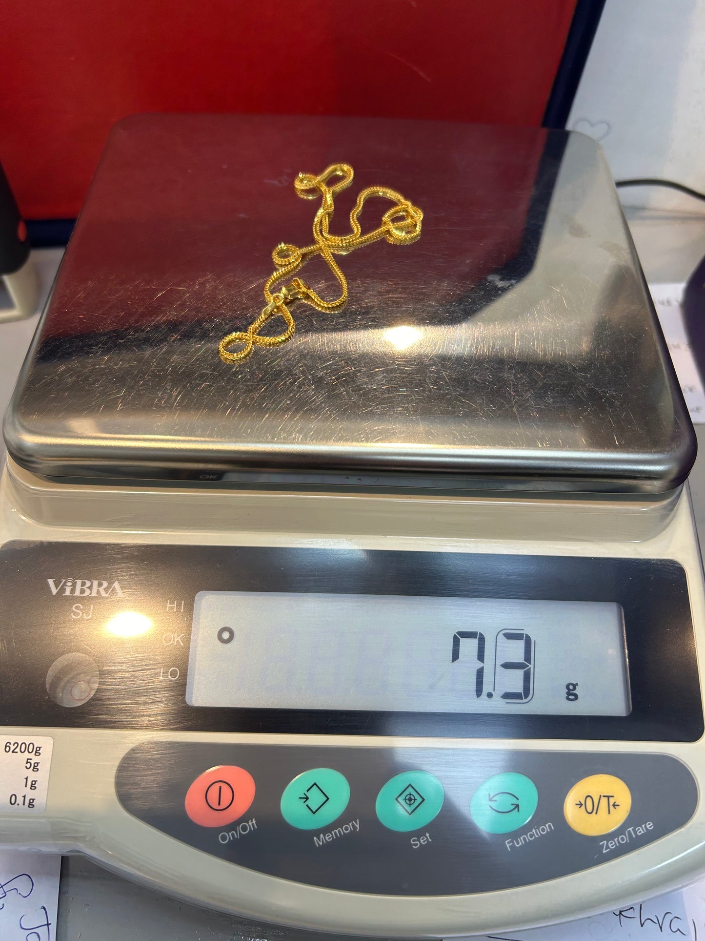 22ct Gold Chain 7.3 grams Solid 18 Inch Hallmarked
