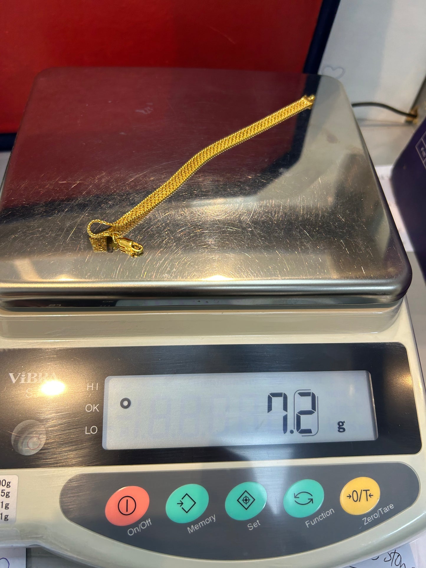 22ct Gold Ladies Bracelet 7.2 grams Hallmarked