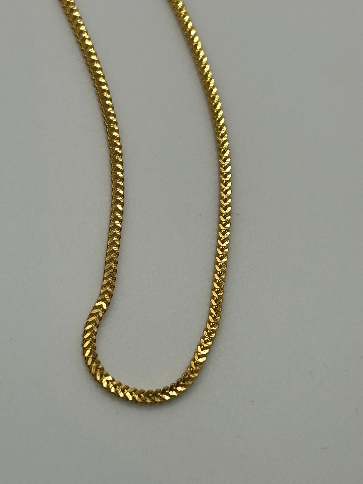 22ct Gold Chain 7.3 grams Solid 18 Inch Hallmarked