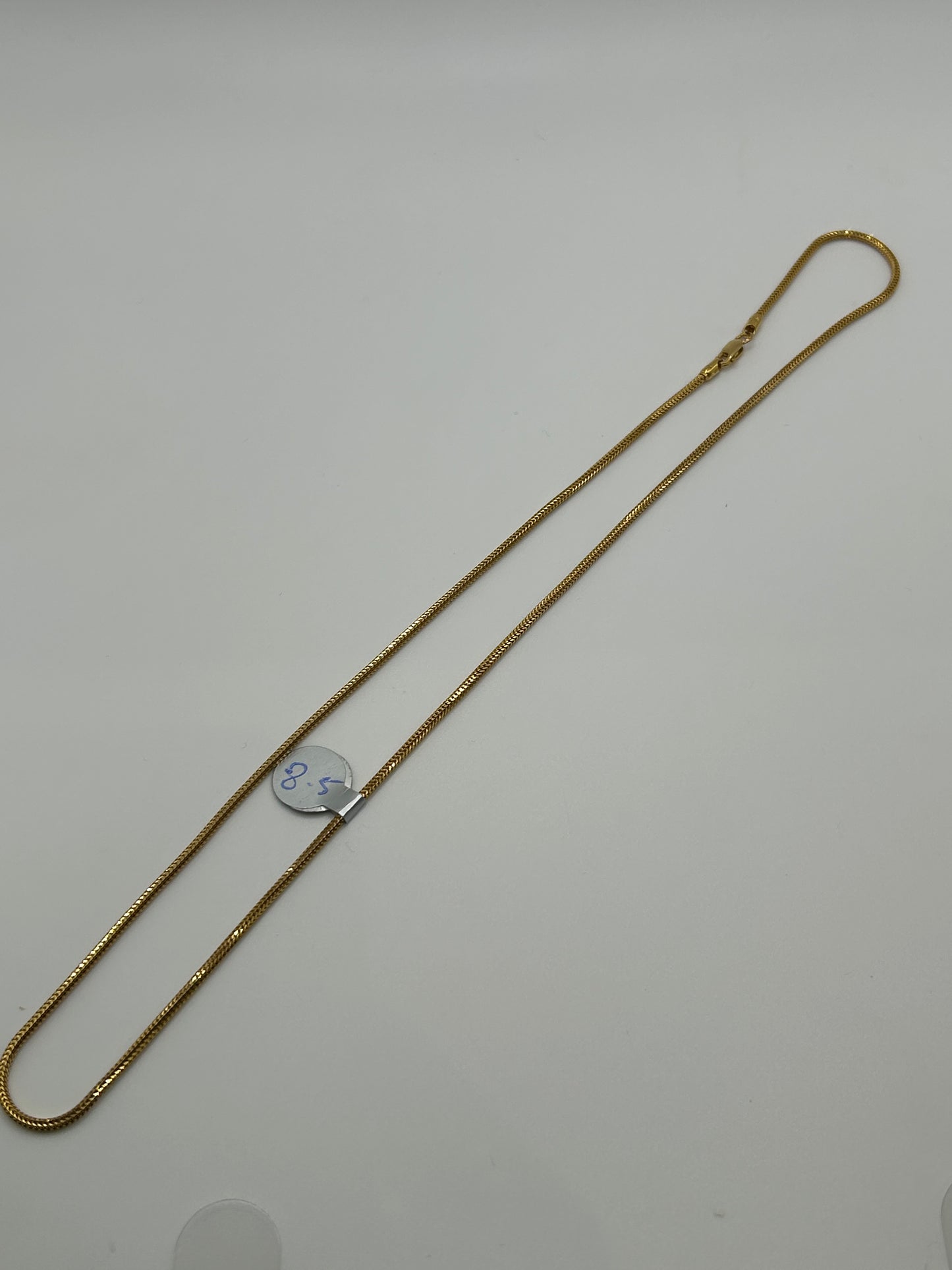 22ct Gold Chain 8.5 grams 20 inch Hallmarked