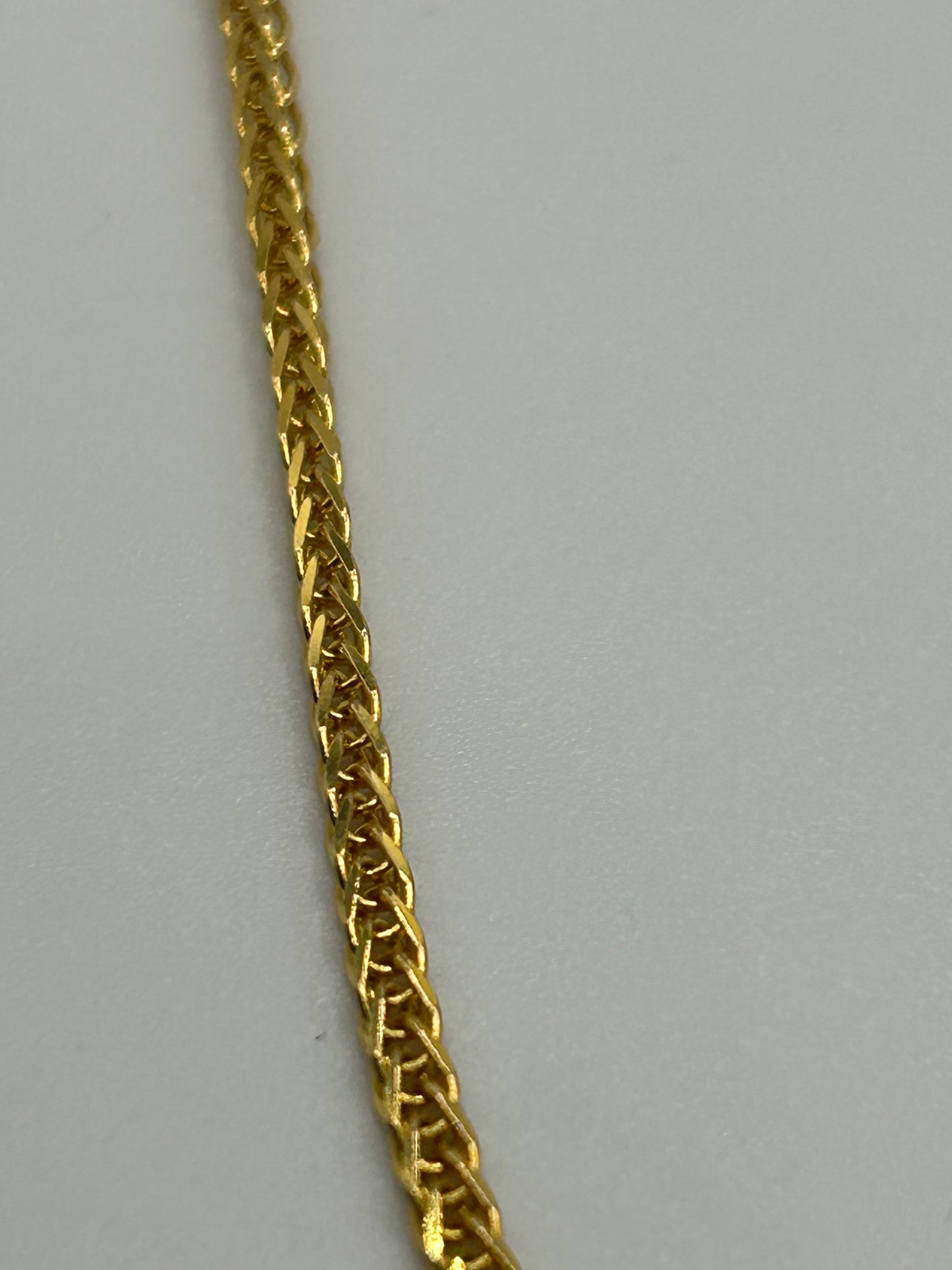 22ct Gold Chain - 9.5 grams, Solid, 22 Inch Hallmarked
