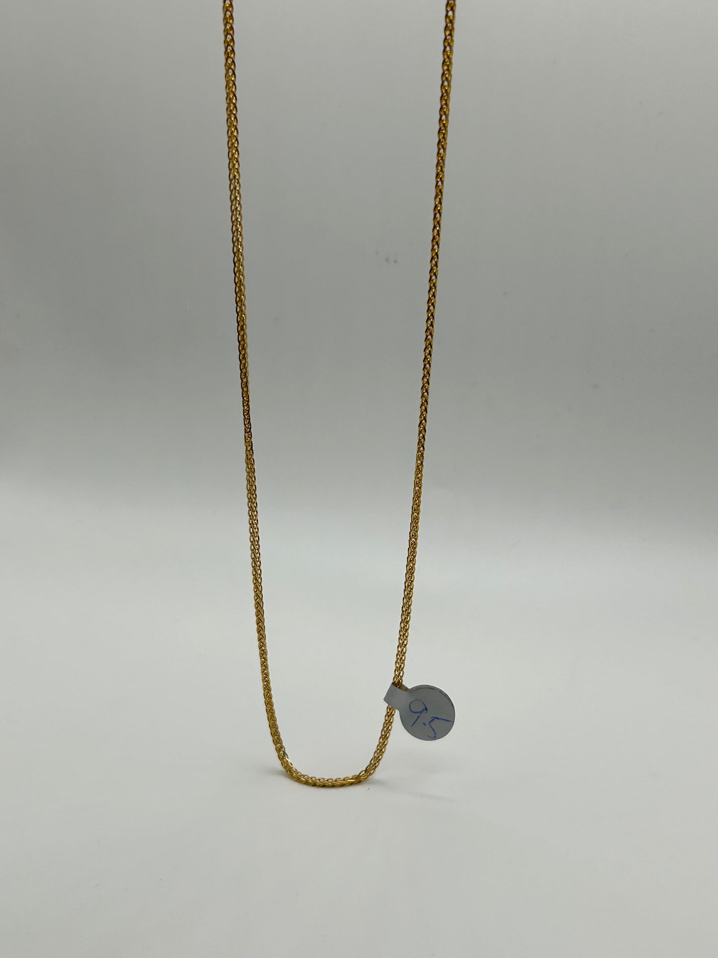 22ct Gold Chain - 9.5 grams, Solid, 22 Inch Hallmarked