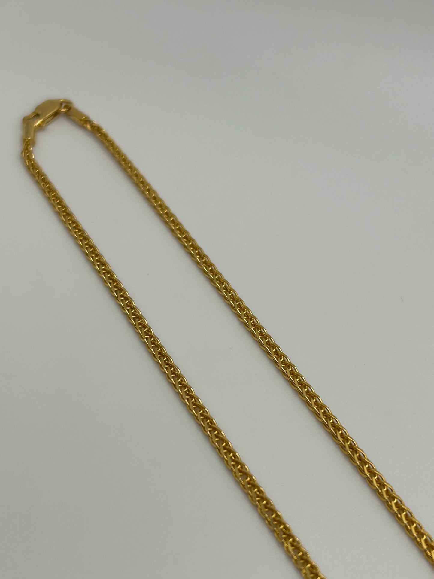 22ct Gold Chain - 9.5 grams, Solid, 22 Inch Hallmarked