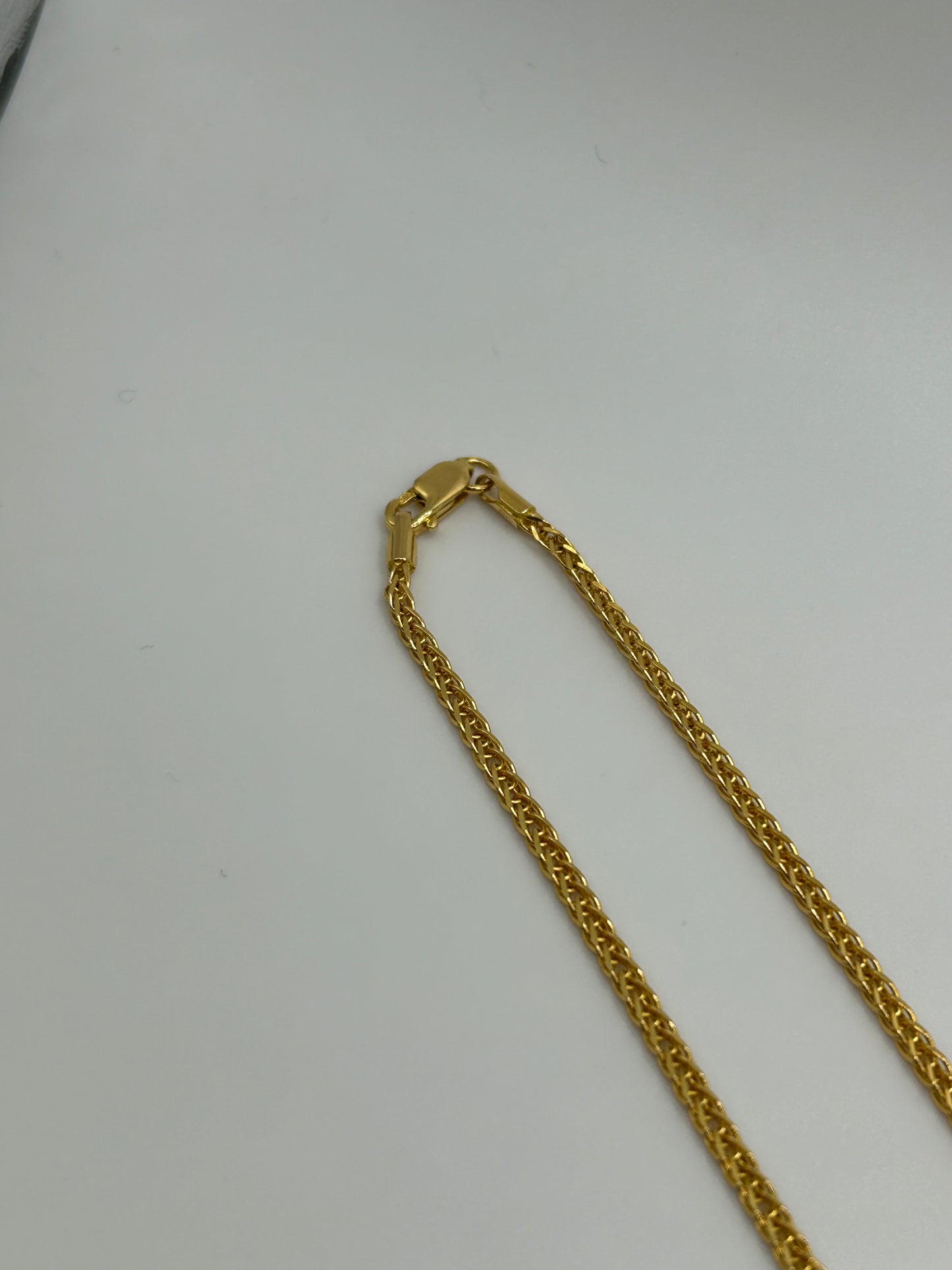 22ct Gold Chain - 9.5 grams, Solid, 22 Inch Hallmarked