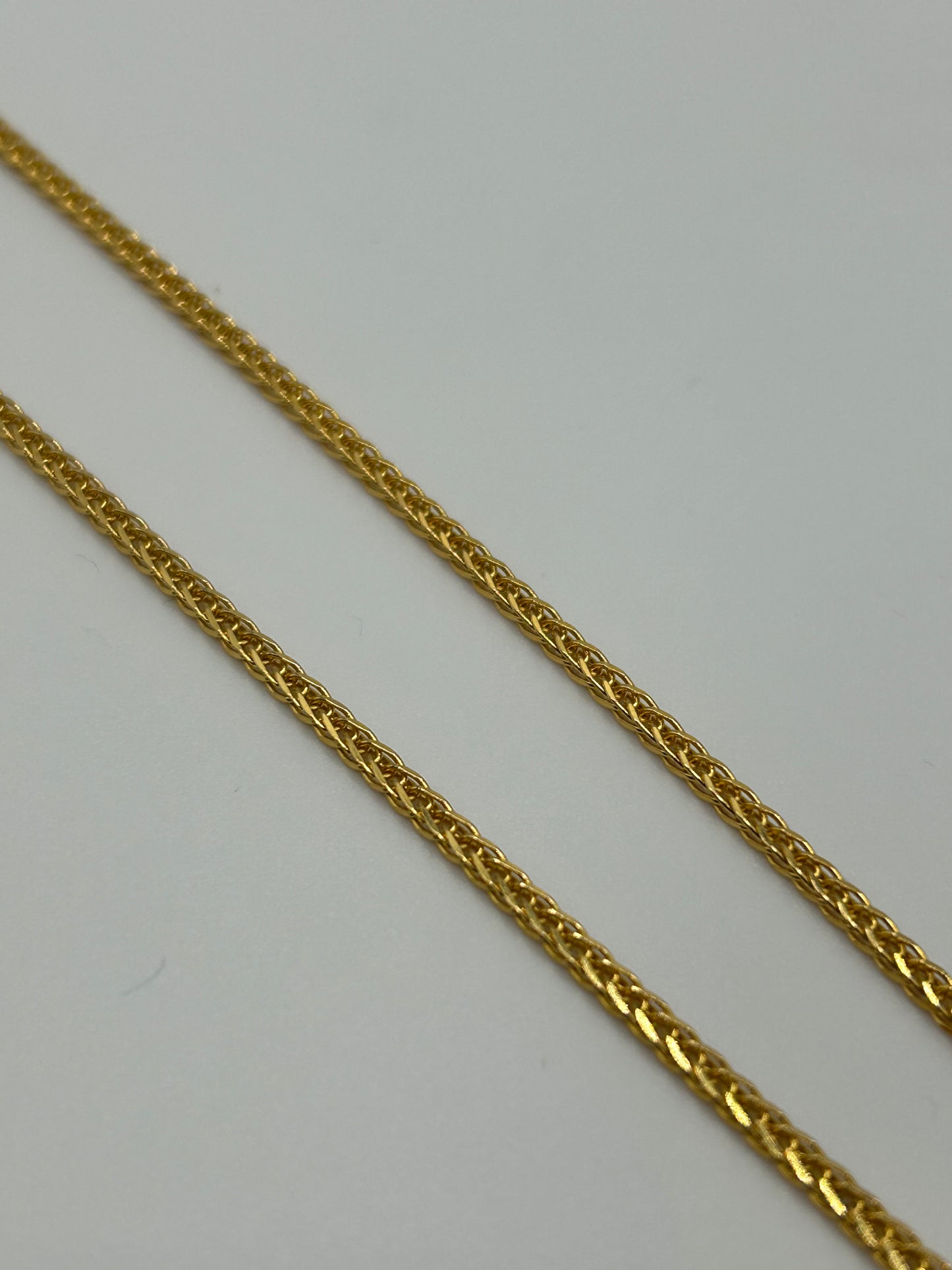 22ct Gold Chain - 9.5 grams, Solid, 22 Inch Hallmarked