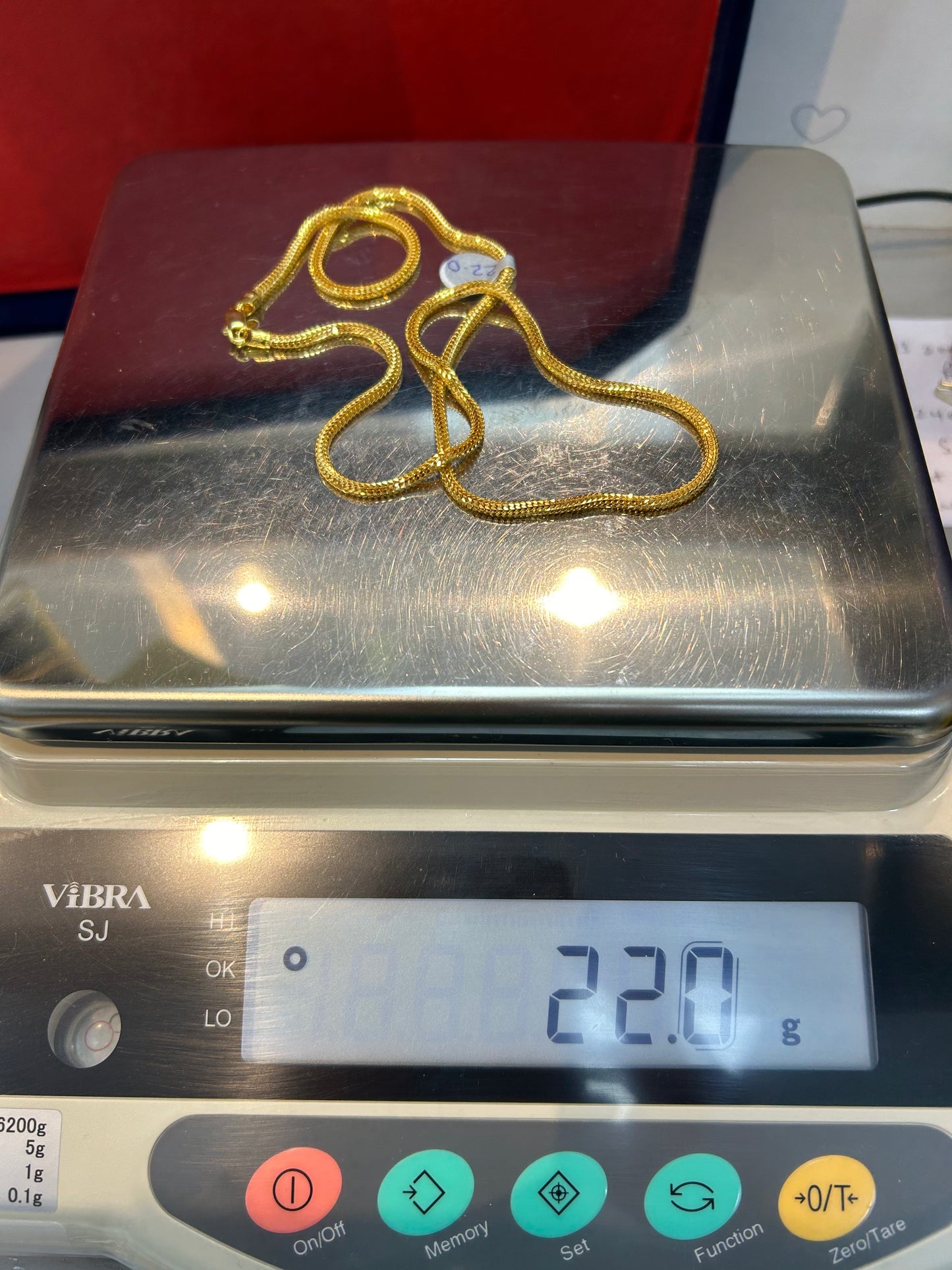 22ct Gold Chain 22.0 grams Hallmarked