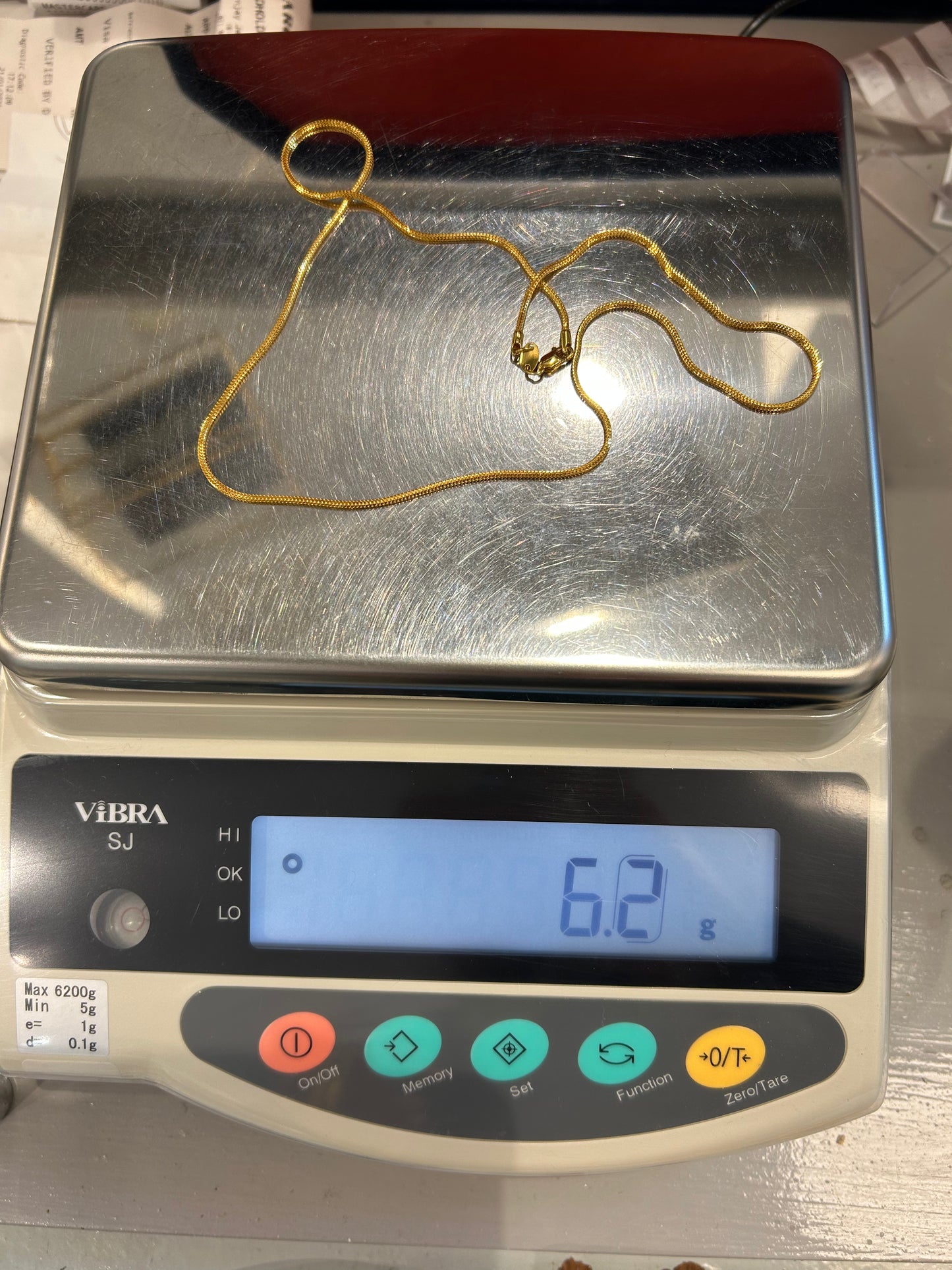 22ct Gold Chain – 6.2g – 20 Inches (Hallmarked)