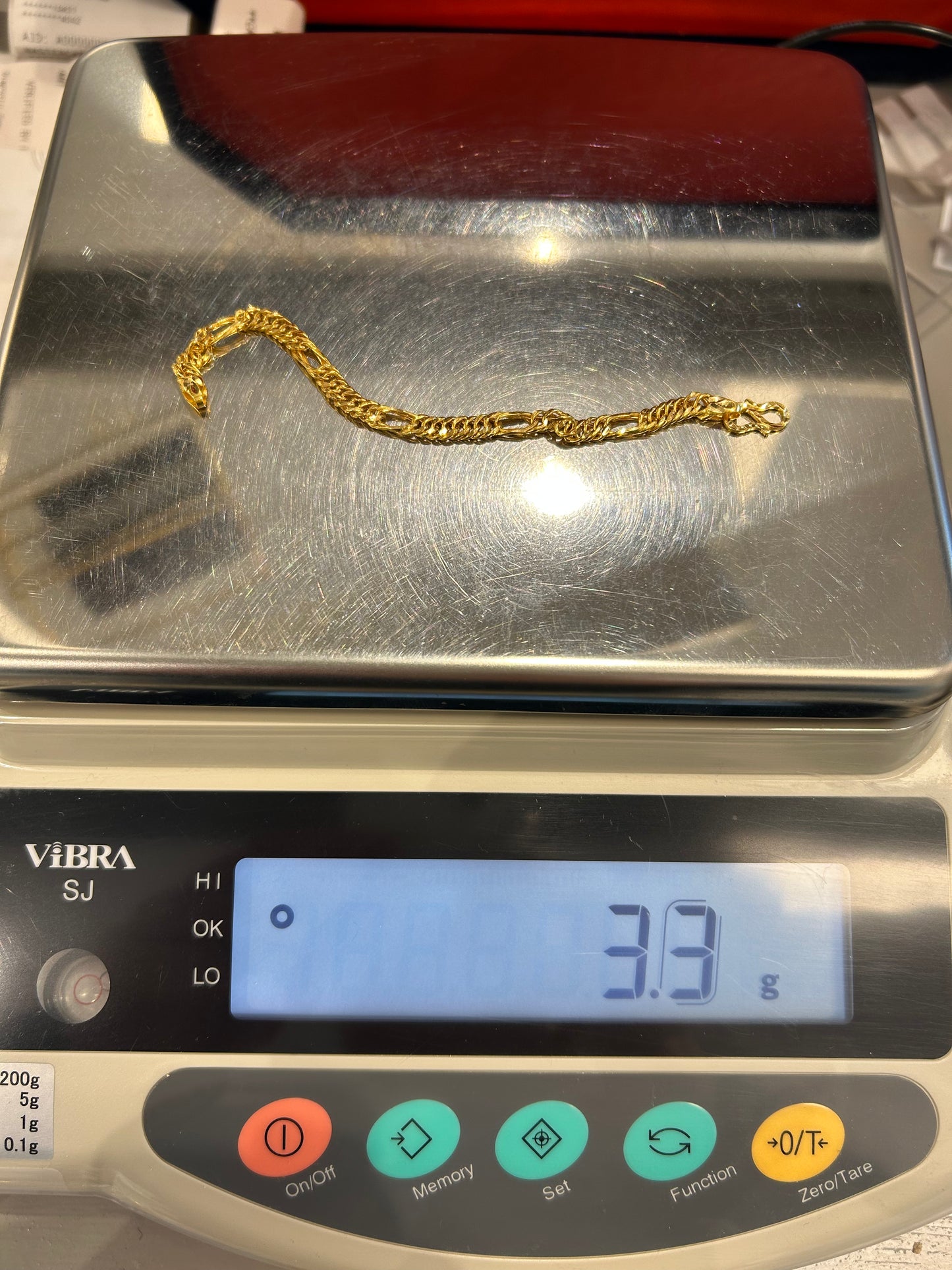 22ct Gold Baby Bracelet – 3.3g – 5.5 Inches (Hallmarked)