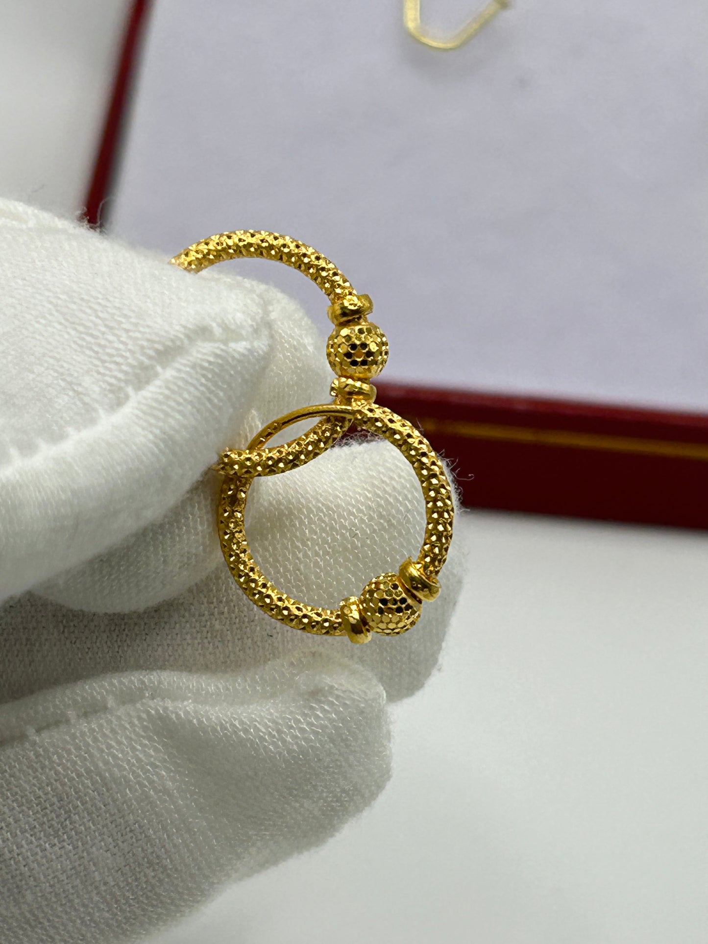 22ct Gold Earrings 2.3 grams Hallmarked