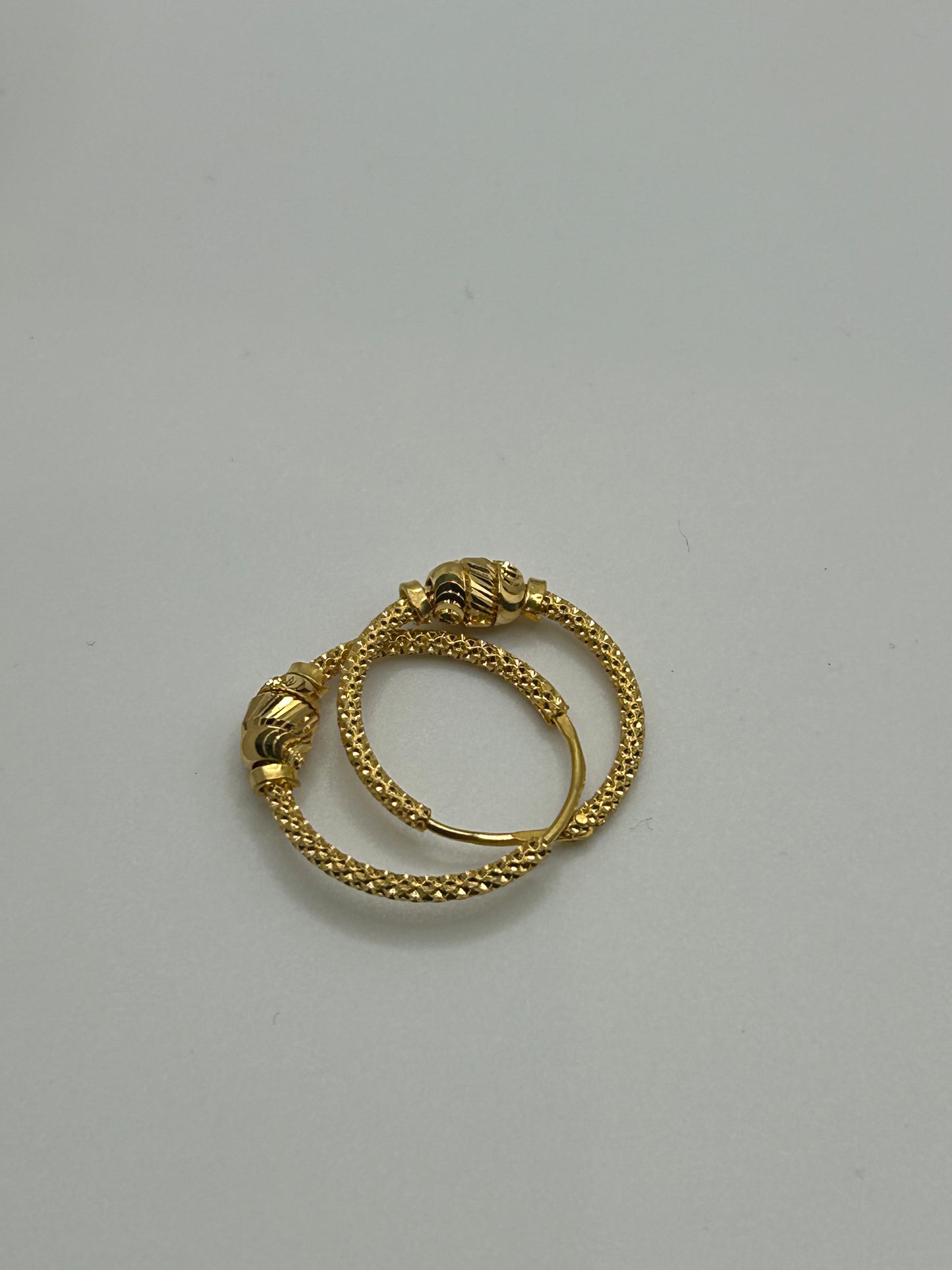 22ct Gold Earrings 2.4 grams Hallmarked