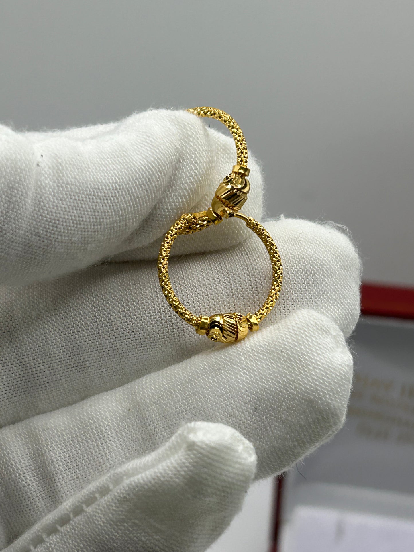 22ct Gold Earrings 2.4 grams Hallmarked