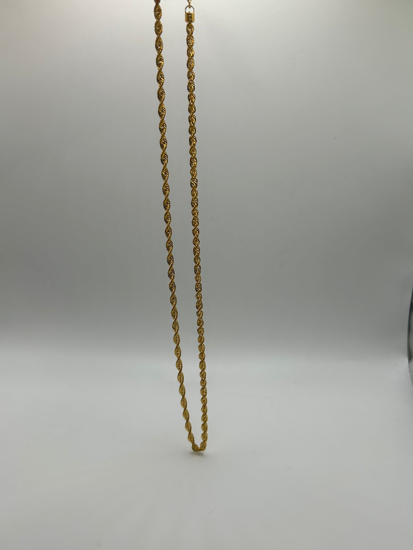 22ct Gold Rope Hollow Chain 6.9 grams Hallmarked
