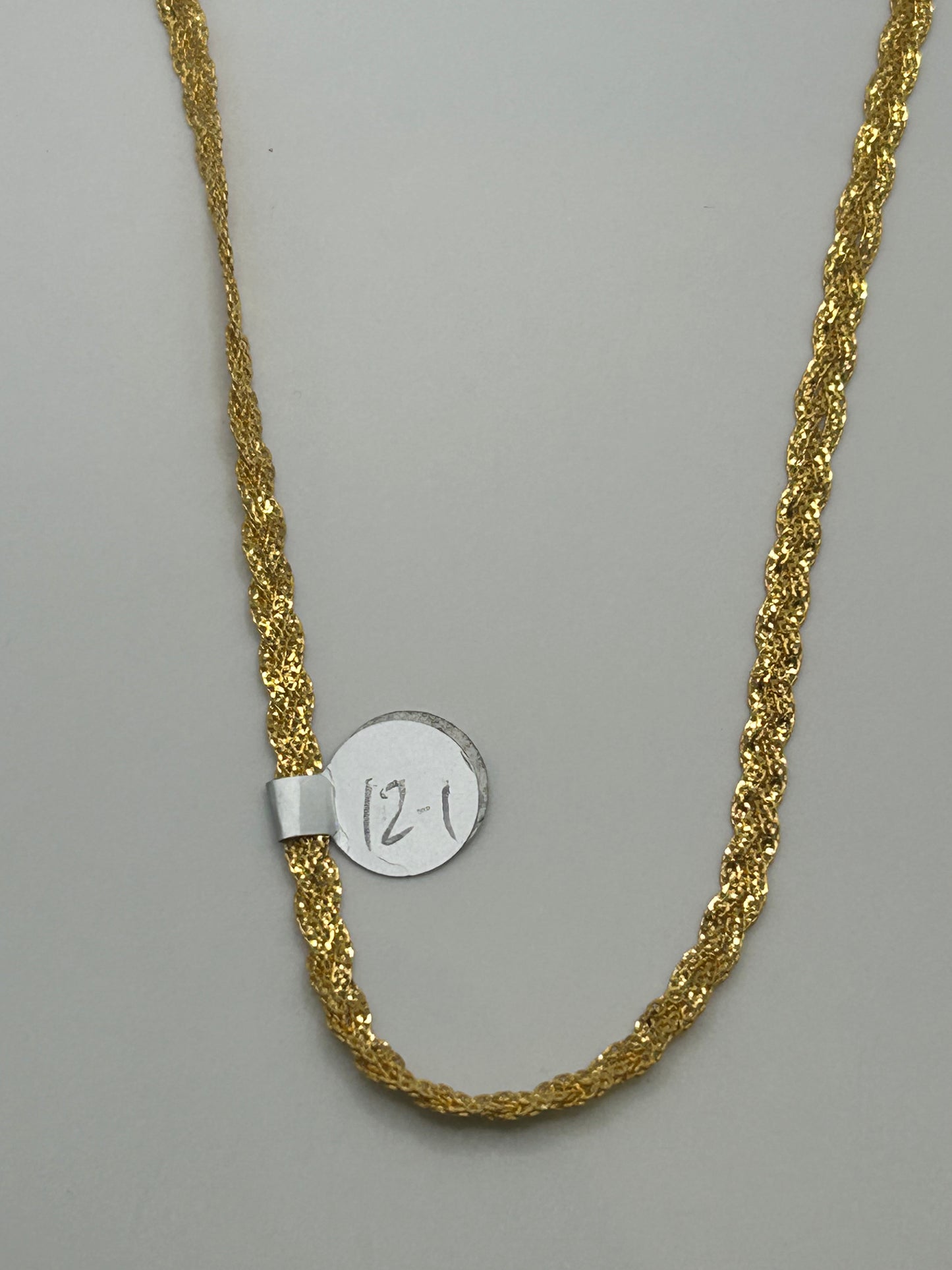 22ct Gold Chain - 12.2 grams, Hallmarked 22inch