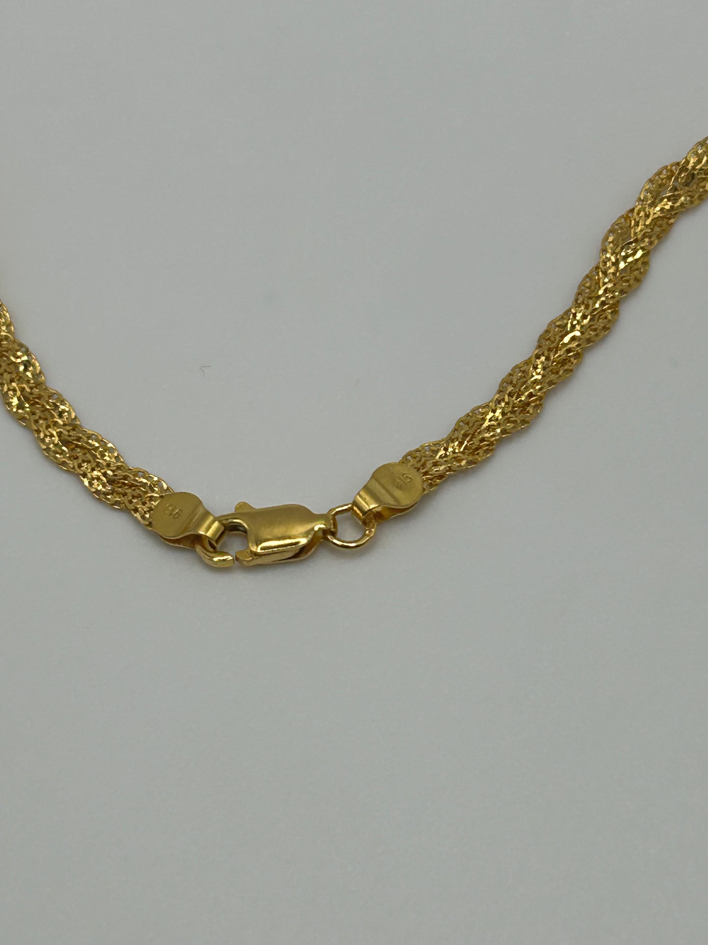 22ct Gold Chain - 12.2 grams, Hallmarked 22inch