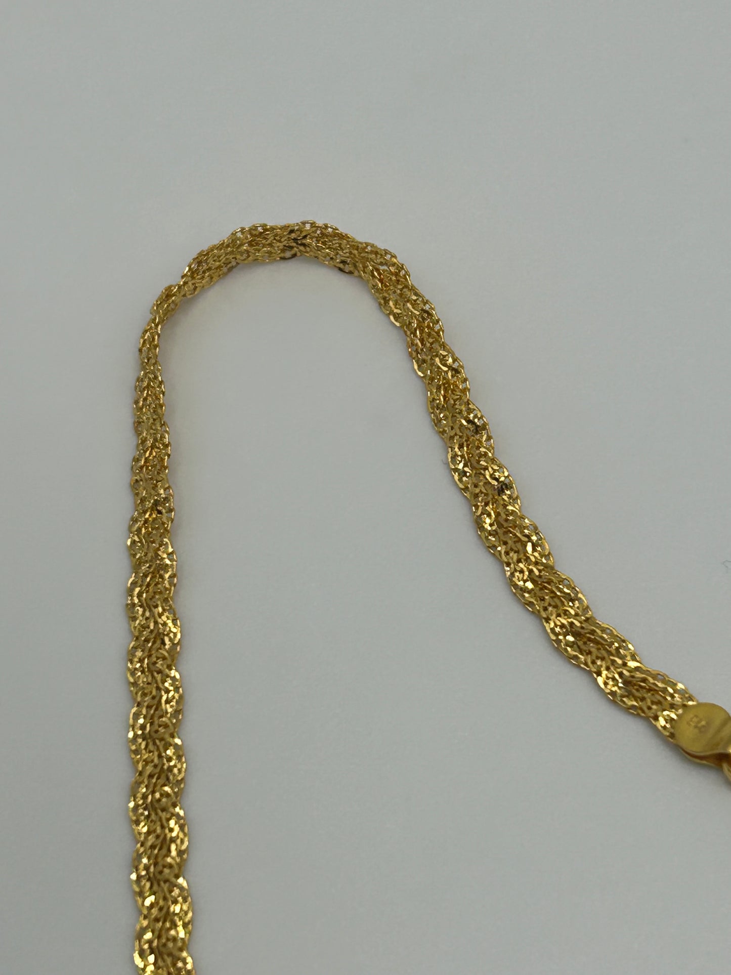 22ct Gold Chain - 12.2 grams, Hallmarked 22inch