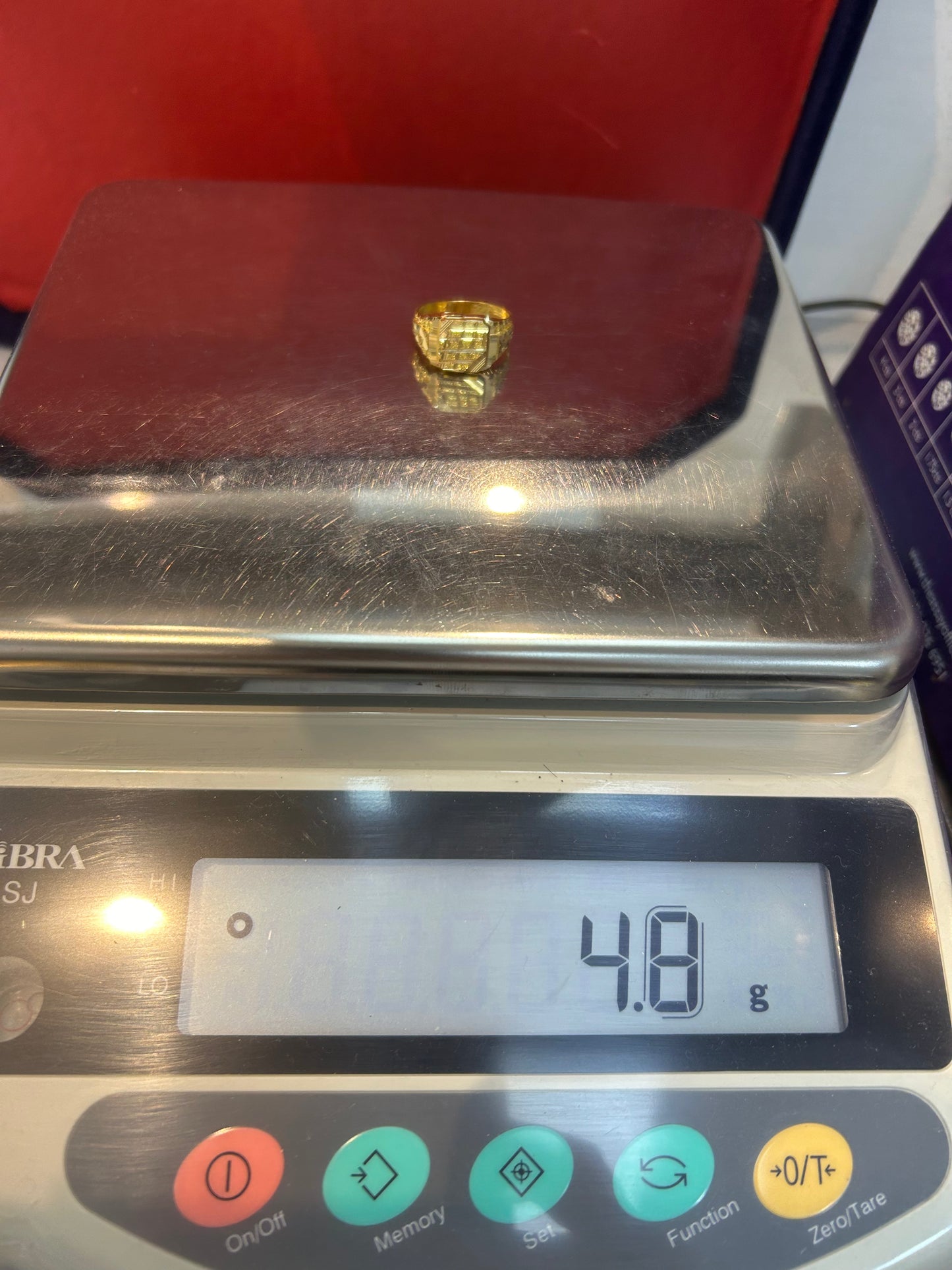 22ct Gold Men's Ring 4.8 grams Size S Hallmarked