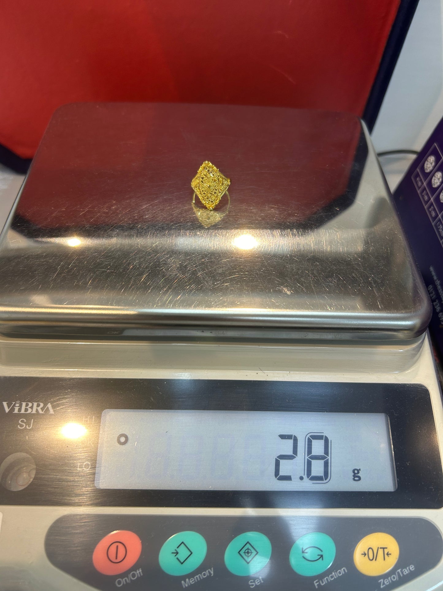 22ct Gold Ring 2.8 grams Hallmarked size k