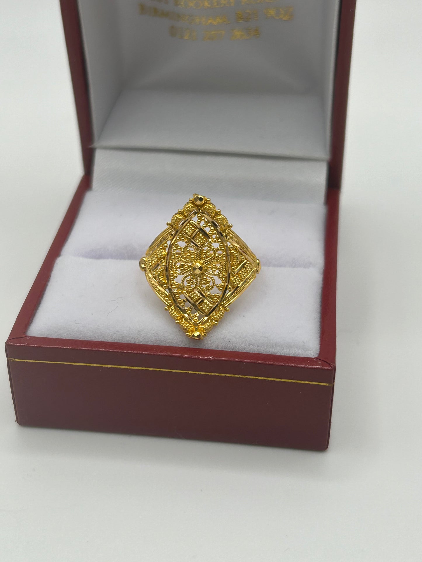 22ct Gold Ring 2.8 grams Hallmarked size k