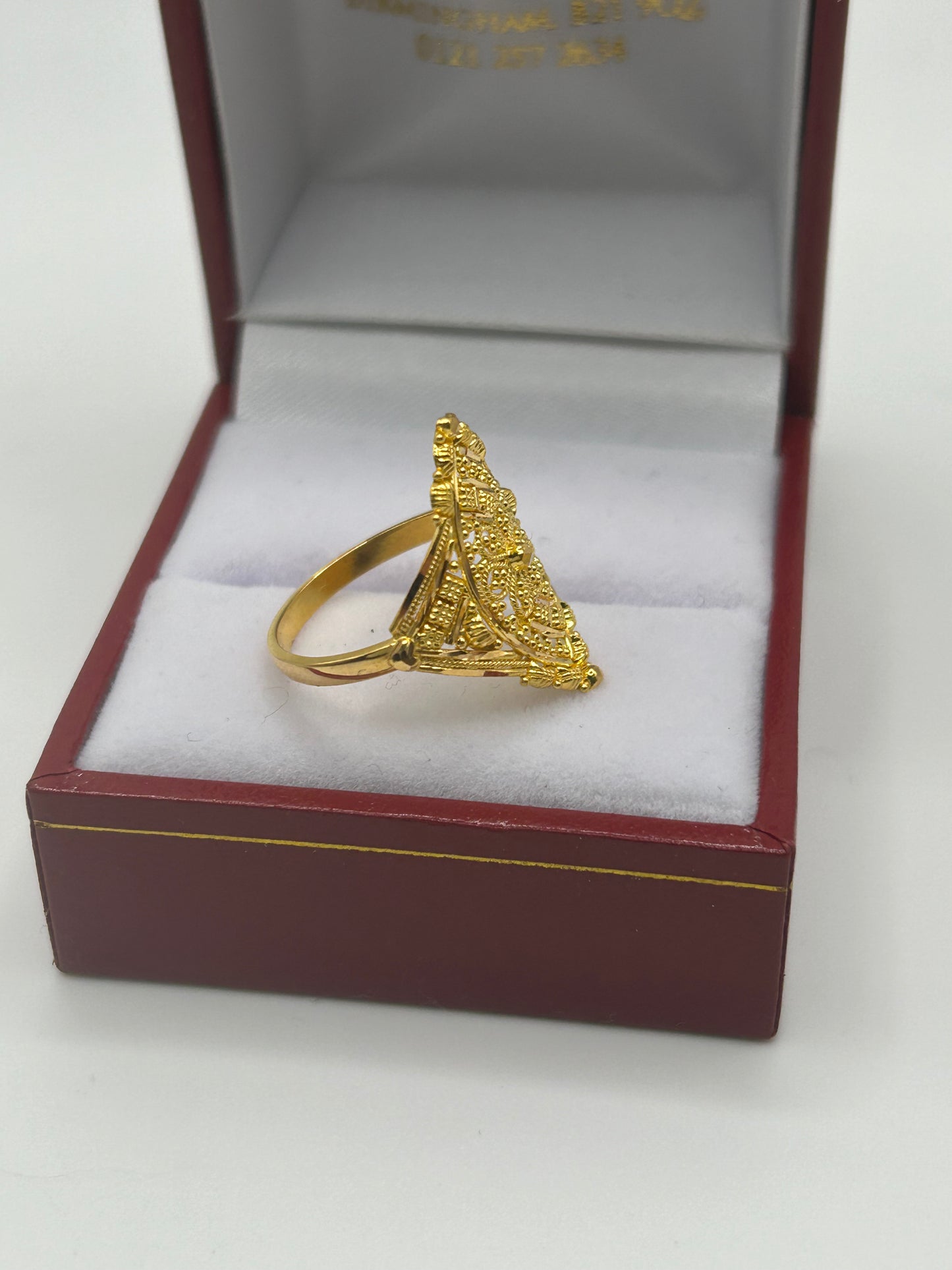 22ct Gold Ring 2.8 grams Hallmarked size k