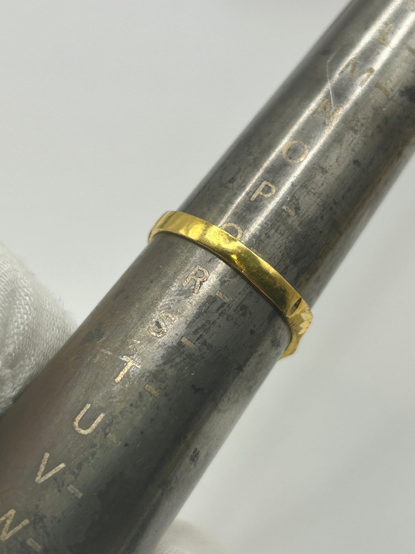 22ct Gold Ring Size Q Ladies Hallmarked 2.4 grams