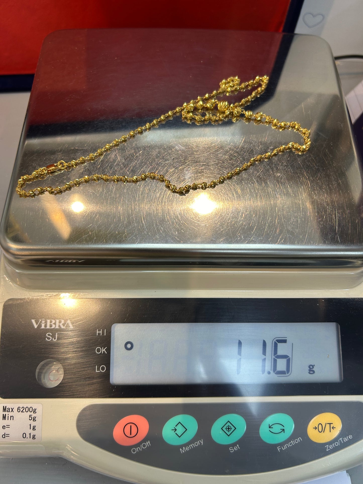 22ct Gold Mala Chain - 11.6 Grams, 20 Inches Hallmarked