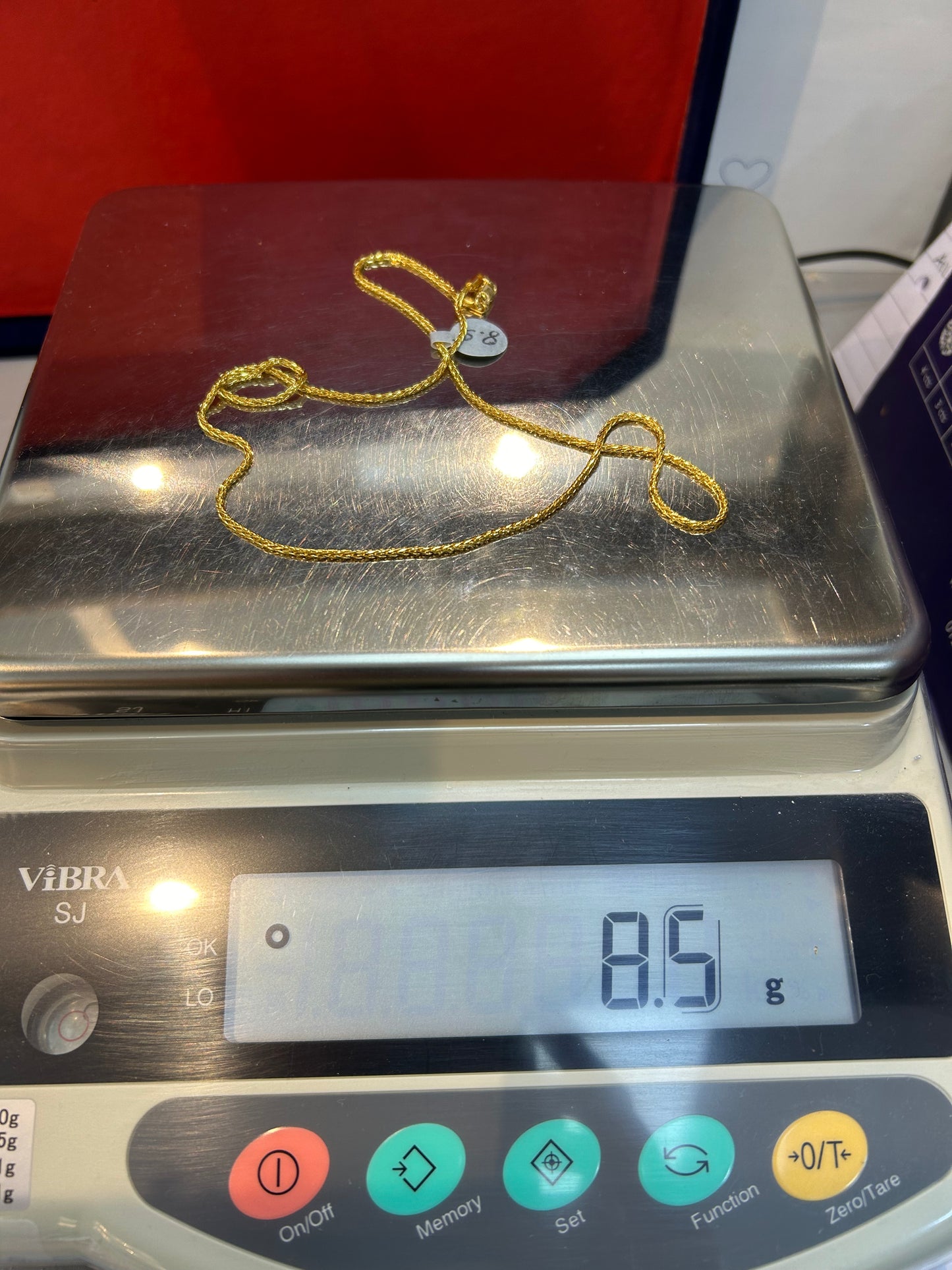 22ct Gold Chain - 8.5 Grams, 20 Inches, Hallmarked