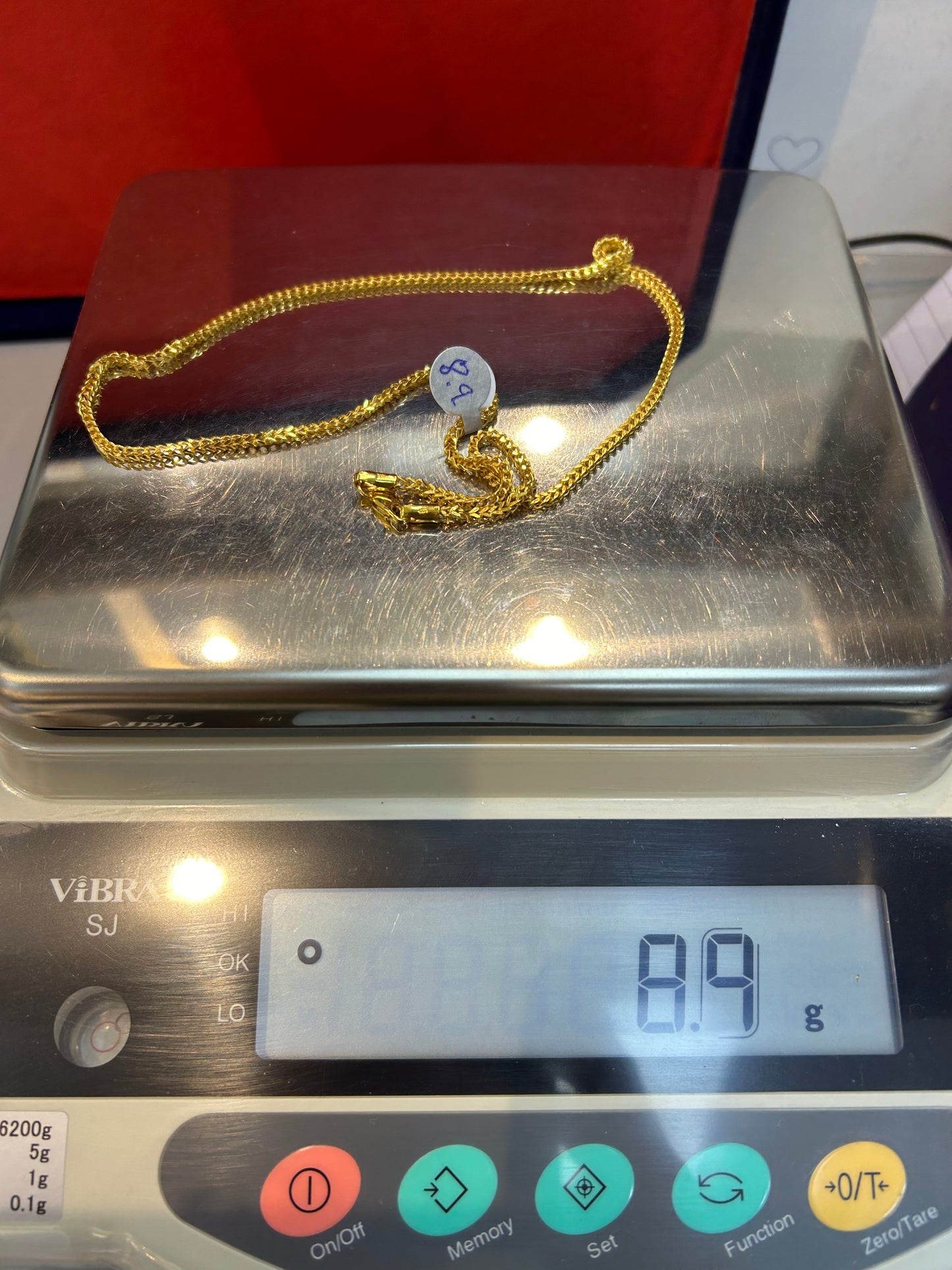 22ct Gold Franco Chain - 8.9 Grams, 20 Inches, Hallmarked
