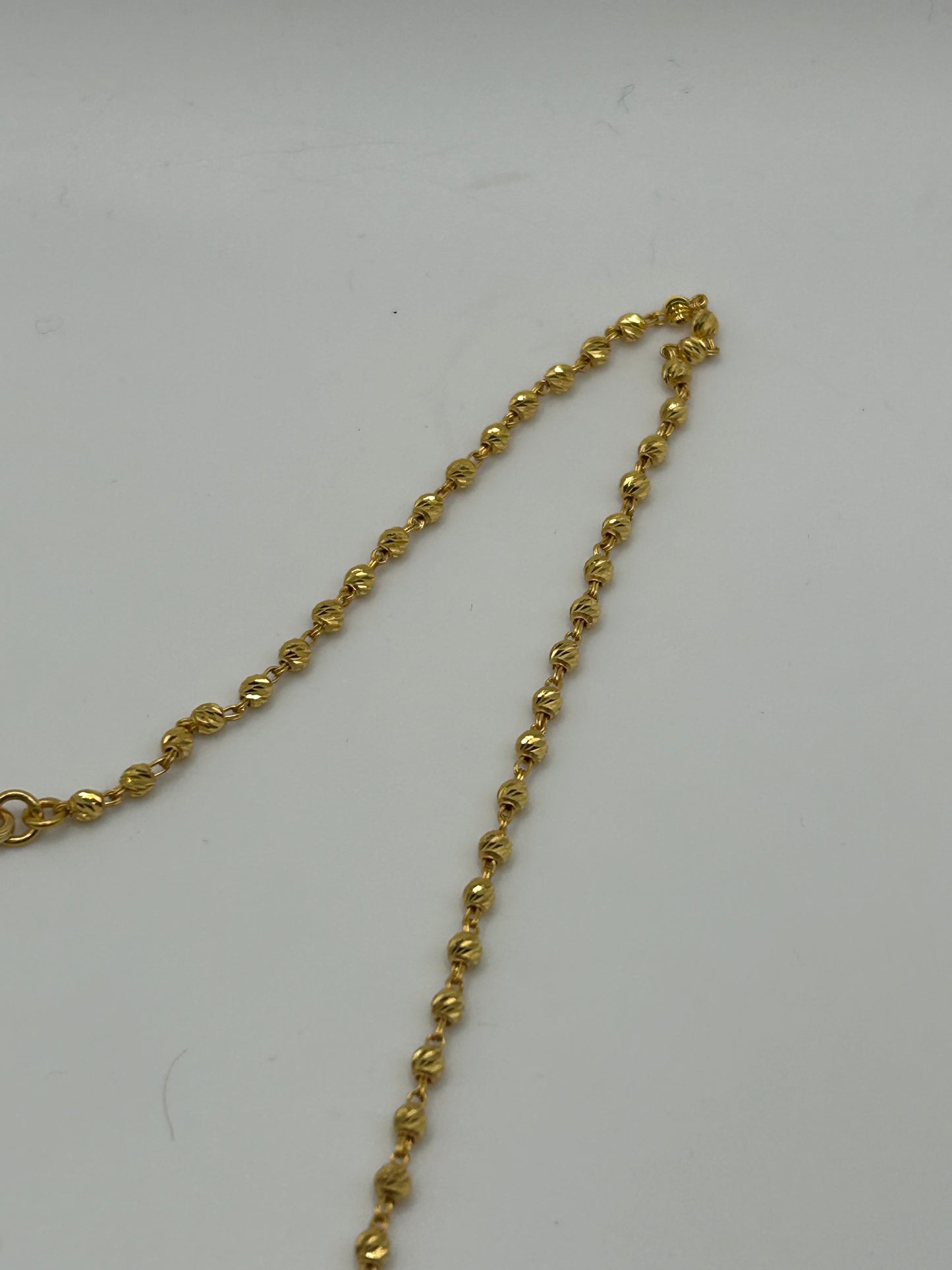 22ct Gold Mala/ Chain 14.4 grams Hallmarked 22 inch