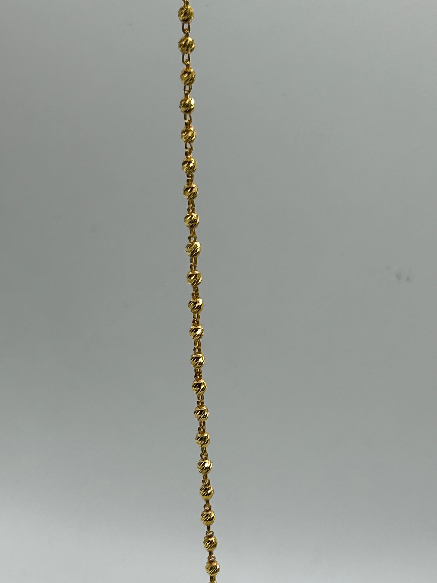 22ct Gold Mala/ Chain 14.4 grams Hallmarked 22 inch