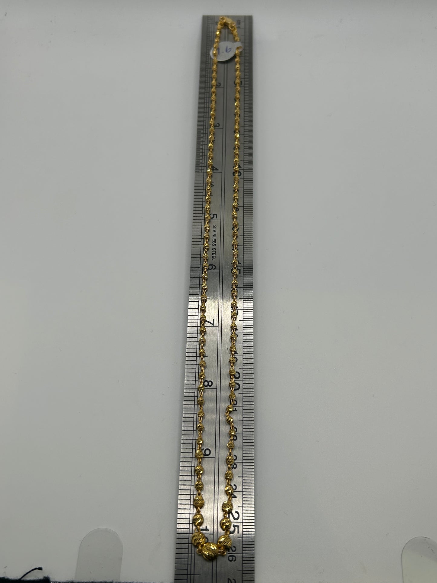 22ct Gold Mala Chain - 11.6 Grams, 20 Inches Hallmarked