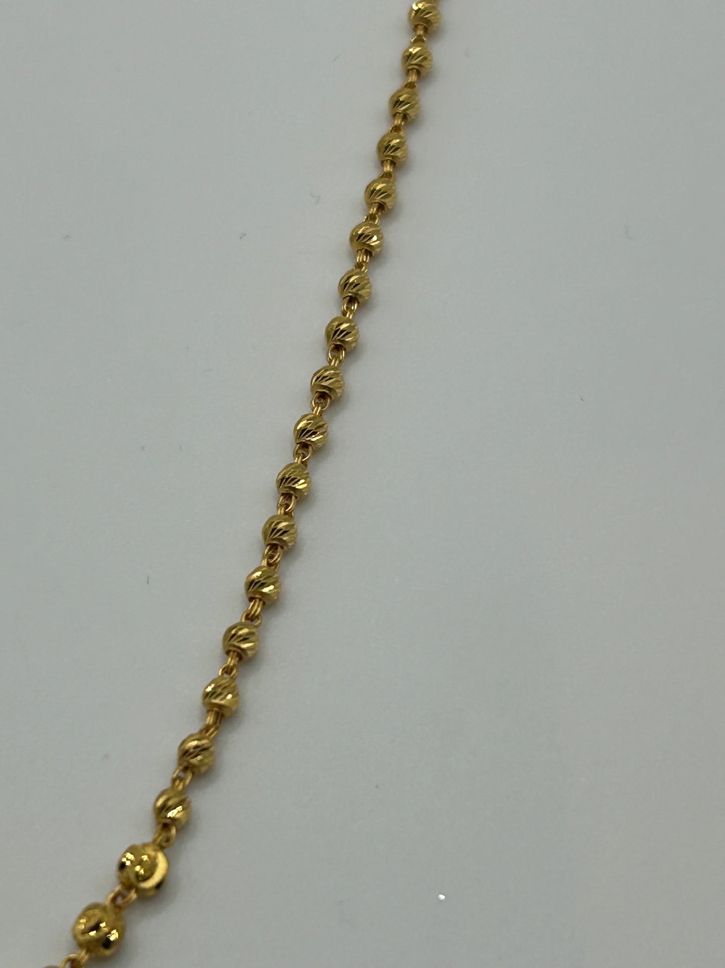 22ct Gold Mala Chain - 10.6 Grams, 20 Inches Hallmarked